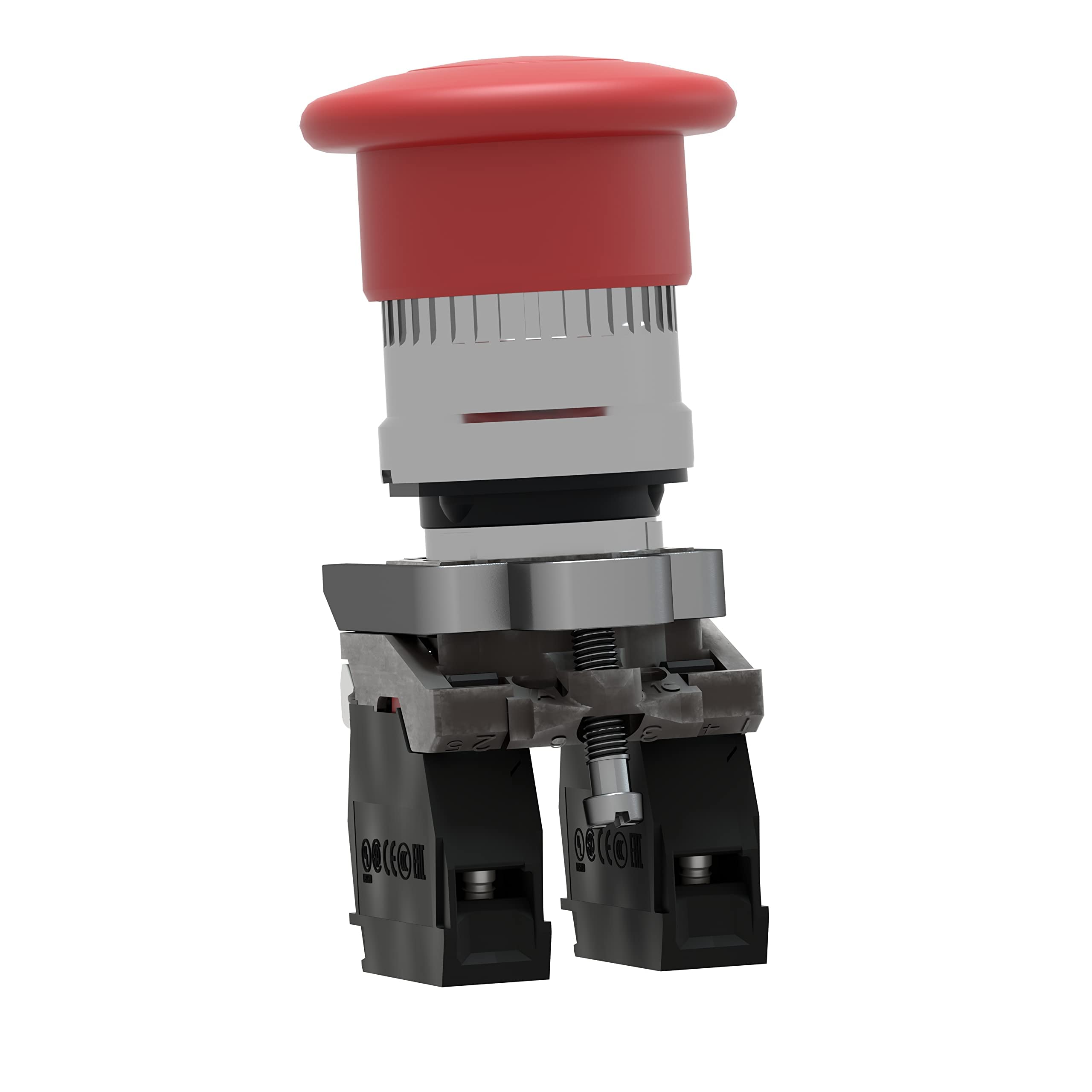 Schneider XB4BT845 włącznik grzybkowy awaryjny awaryjny wyłącznik, zatrzask, blokada pociągu, 1S+1Ö