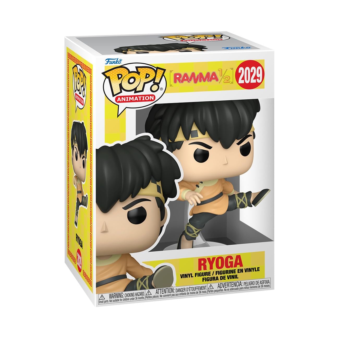 Funko Pop! Animation: R1/2 - Ryoga - Ranma 1/2 - Collectable Vinyl Figure - Gift Idea - Official Merchandise - Toys for Kids & Adults - Anime Fans - Model Figure for Collectors and Display