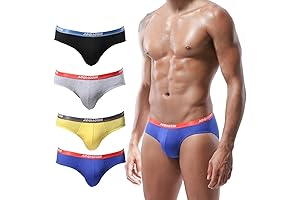 HOOFESAN Mens Modal Microfiber Underwear