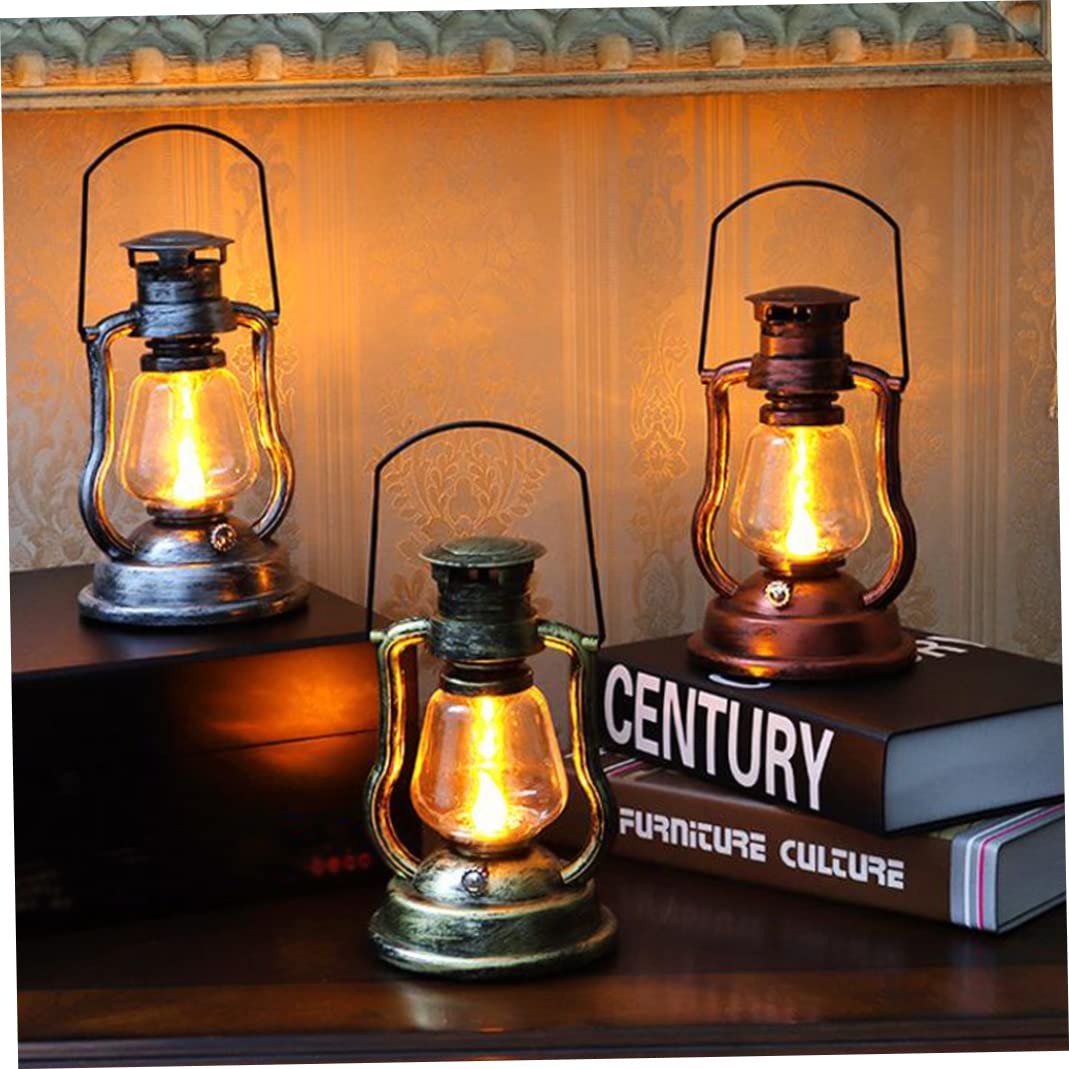 Lampada Tavolo retrò retrò di Lanterna Solare Vintage Lights Bronzo Vintage