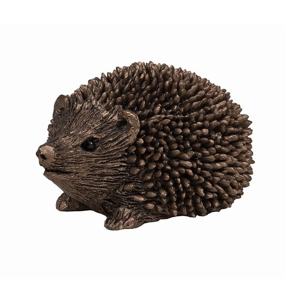 Frith Sculptures Bronze Prickly Hoglet - Baby Hedgehog Walking Figurine Tmm006