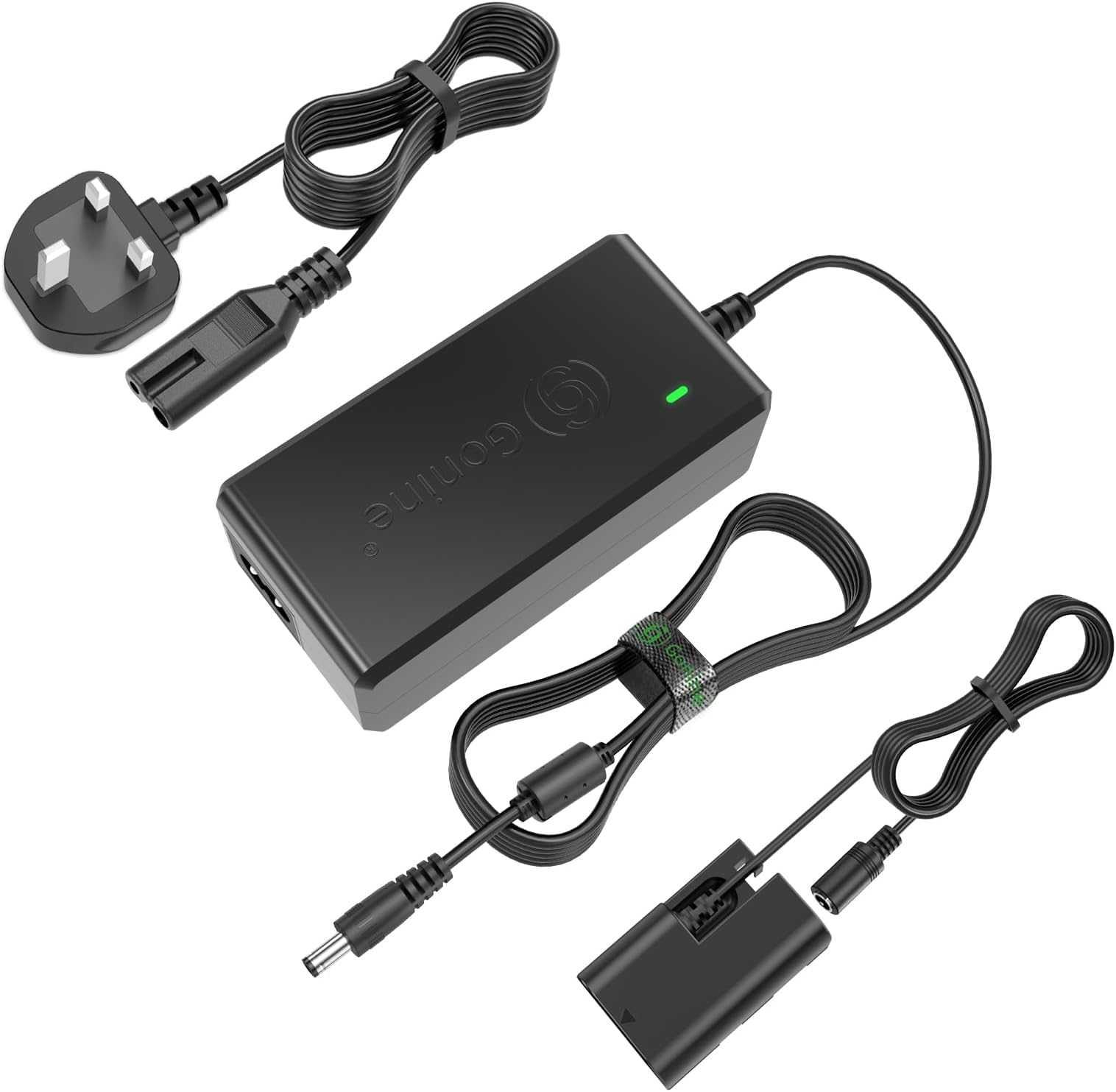 Gonine ACK-E6 DR-E6 DC Coupler LP-E6 LP-E6N Dummy Battery Power Supply Kit for Canon EOS R R5 R6 R7,80D 70D 60D 90D,5D Mark II III IV,6D 7D,6D Mark II,7D Mark II,60Da 5Ds 5Ds R Cameras