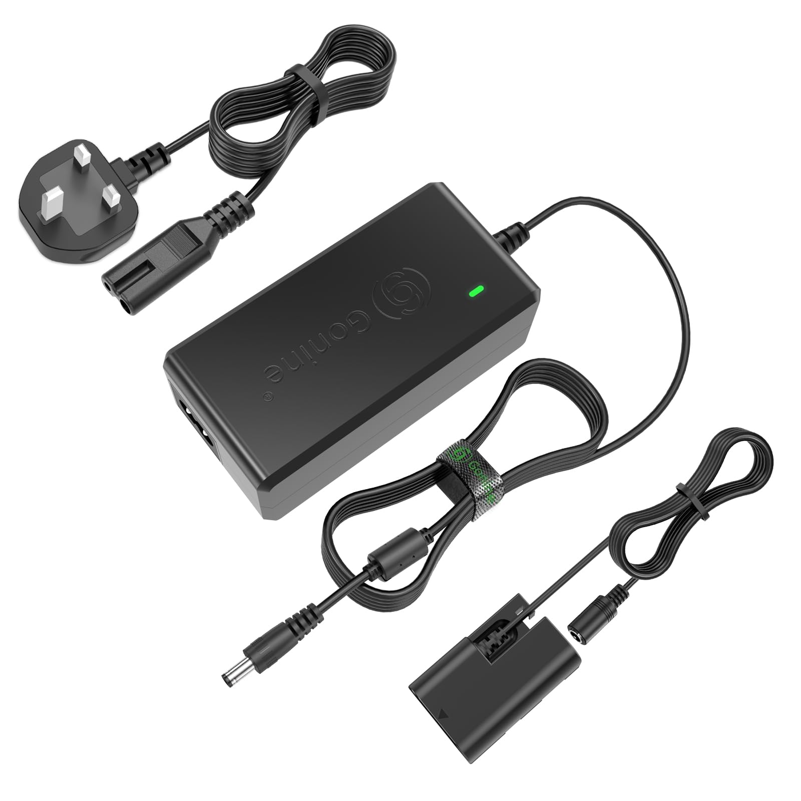 Gonine ACK-E6 DR-E6 DC Coupler LP-E6 LP-E6N Dummy Battery Power Supply Kit for Canon EOS R R5 R6 R7,80D 70D 60D 90D,5D Mark II III IV,6D 7D,6D Mark II,7D Mark II,60Da 5Ds 5Ds R Cameras
