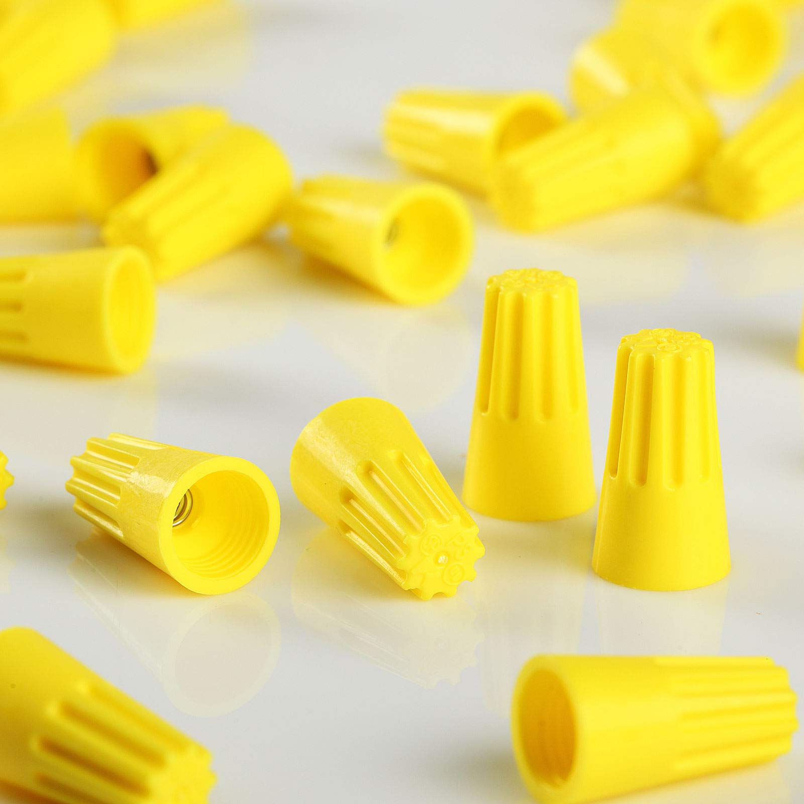 Amazon.com: 100 PCS Yellow 18-12 Gauge Twist On Wire Gard