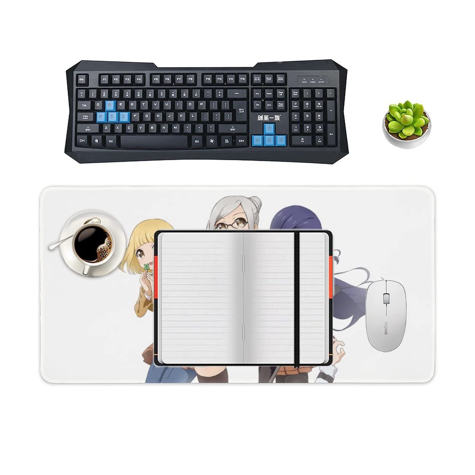 希少品　等身大マウスパッド　監獄学園　緑川花 監獄学園 緑川花 等尻大マウスパッド