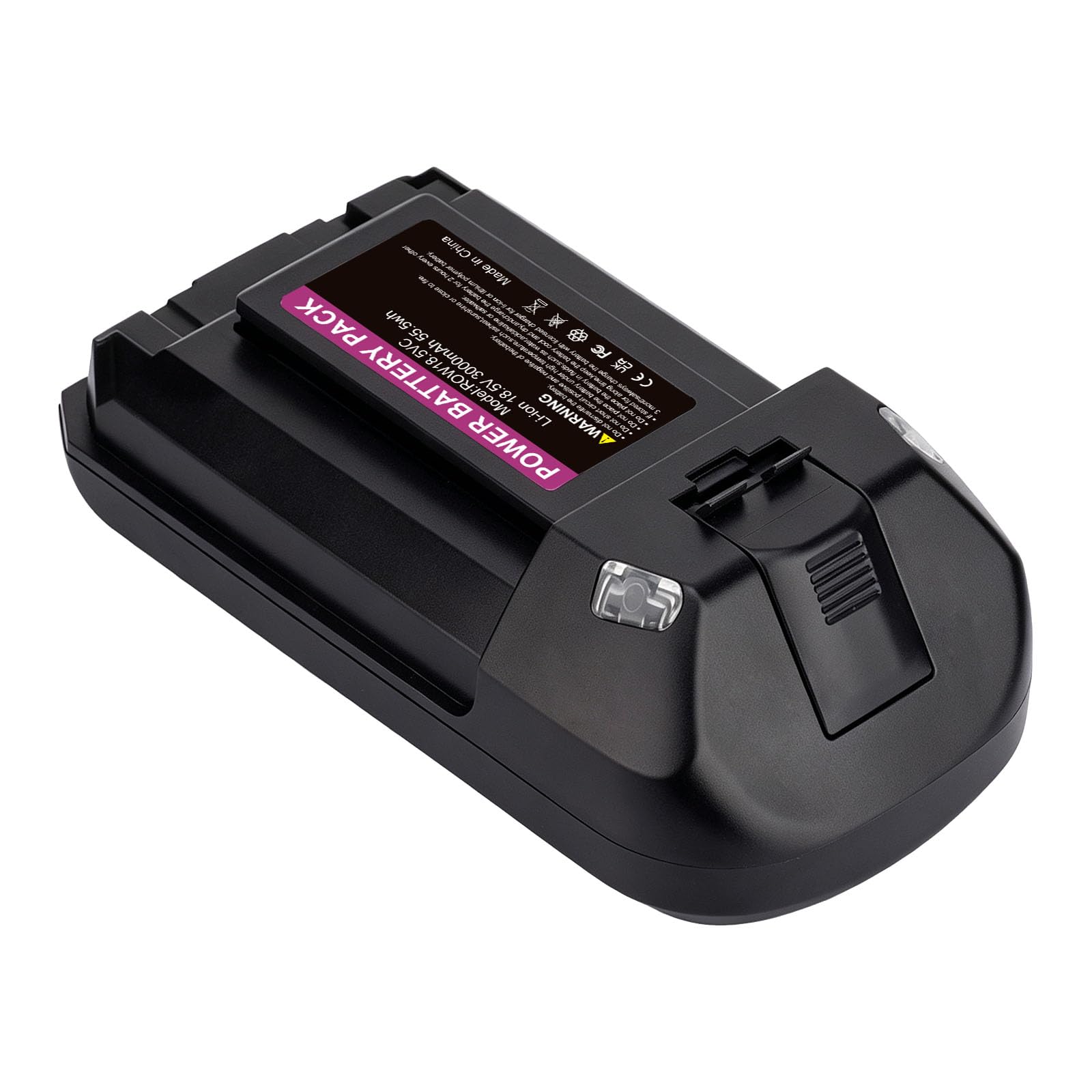 18.5V 3000mAh Batteria di ricambio per Rowenta X-PERT 6.60, Compatibile con Tefal & OBH Nordica, RH6821 RH6838 TY6837 EO6838, Ricambio batteria per aspirapolvere senza filo ZR009703