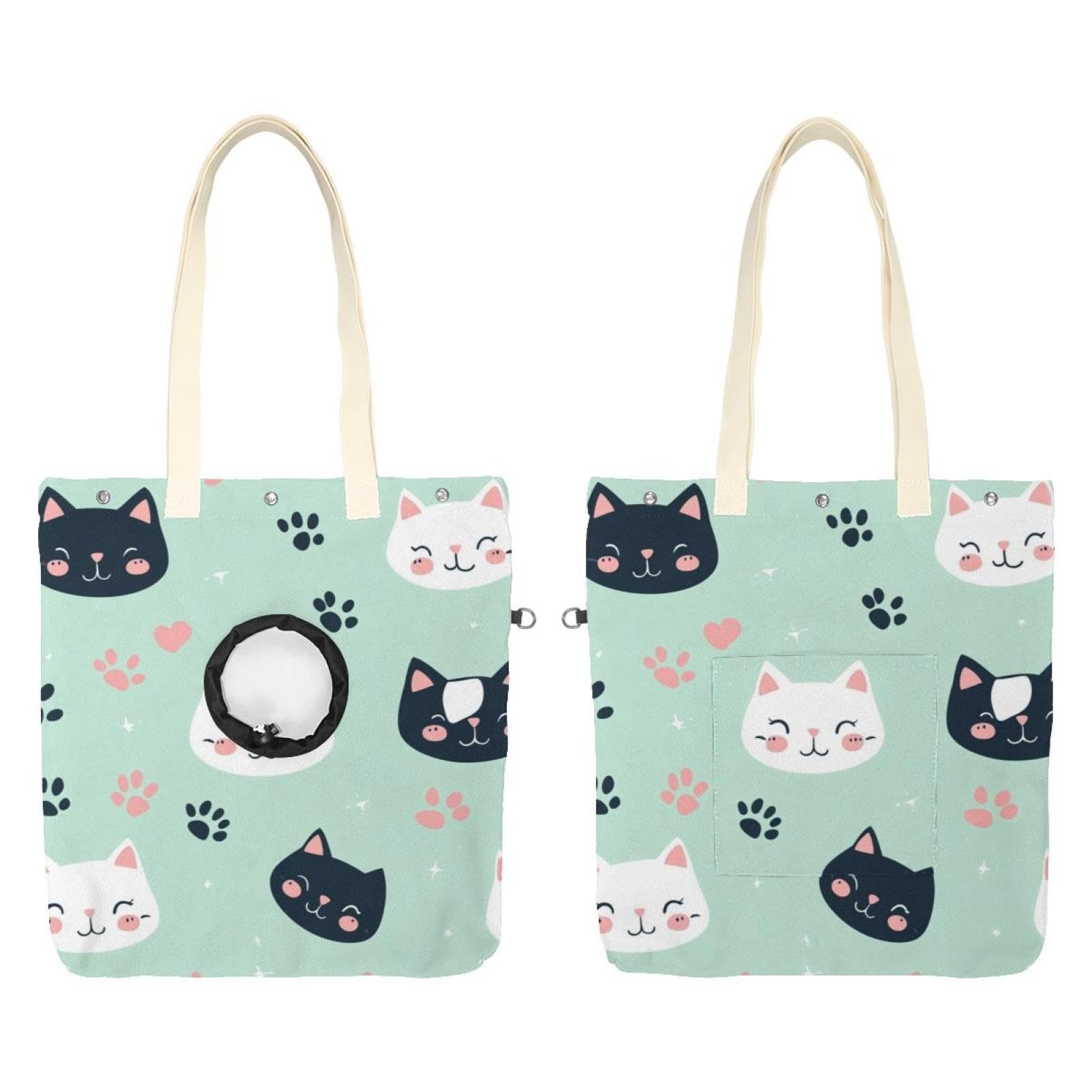 Sac pour chat extérieur et voyages balades mains libres en duo