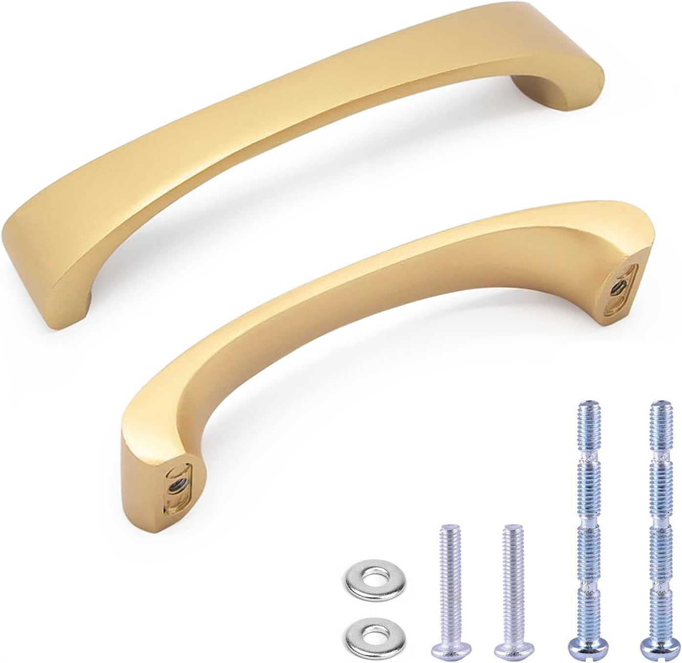 Buy 96mm Hole Center Drawer Pulls, Dannisly 10 Packs Arched Shape