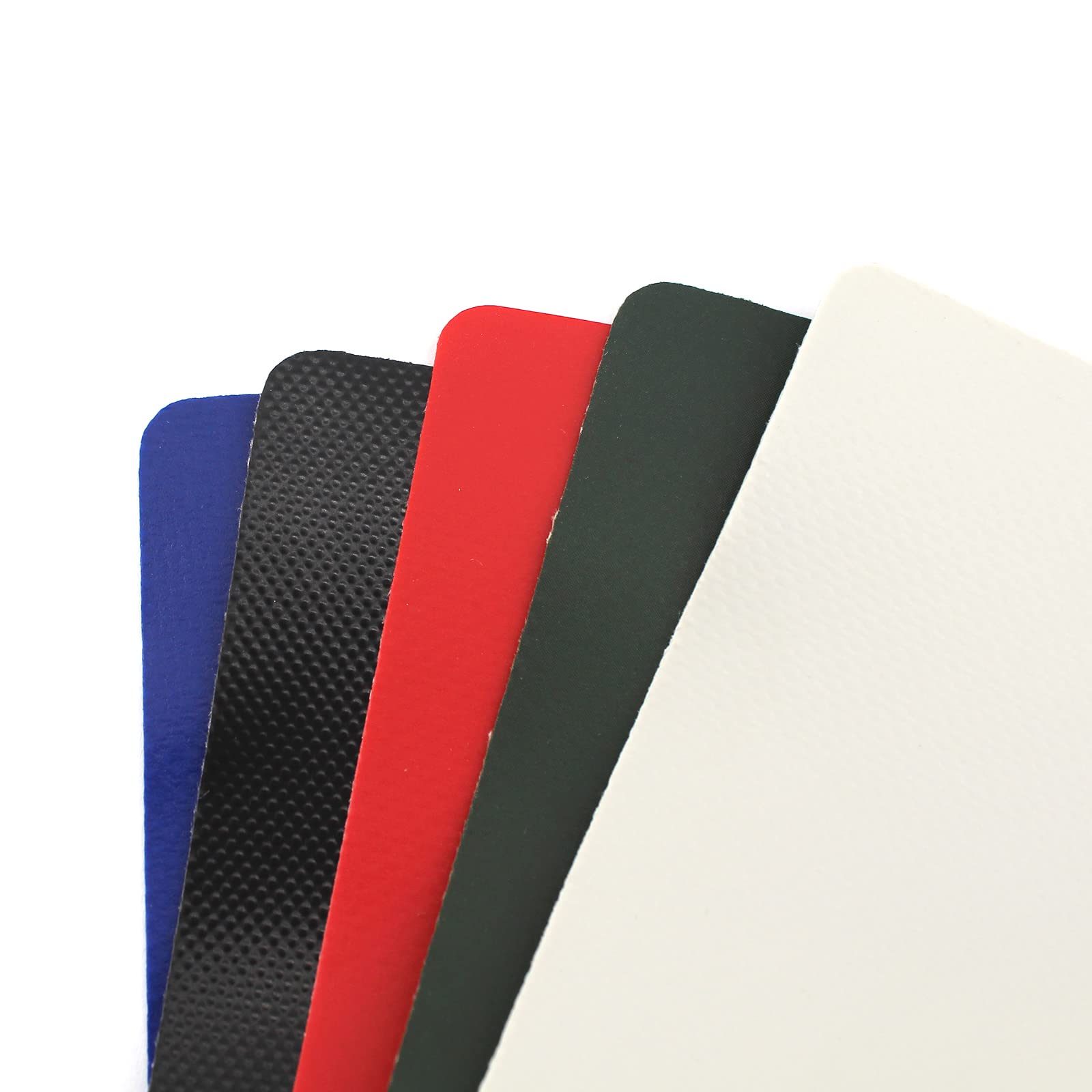 Lot de 6 rustines de réparation en PVC robuste avec colle 185 mm x 125 mm en caoutchouc imperméable pour bateau gonflable, canoë, kayak
