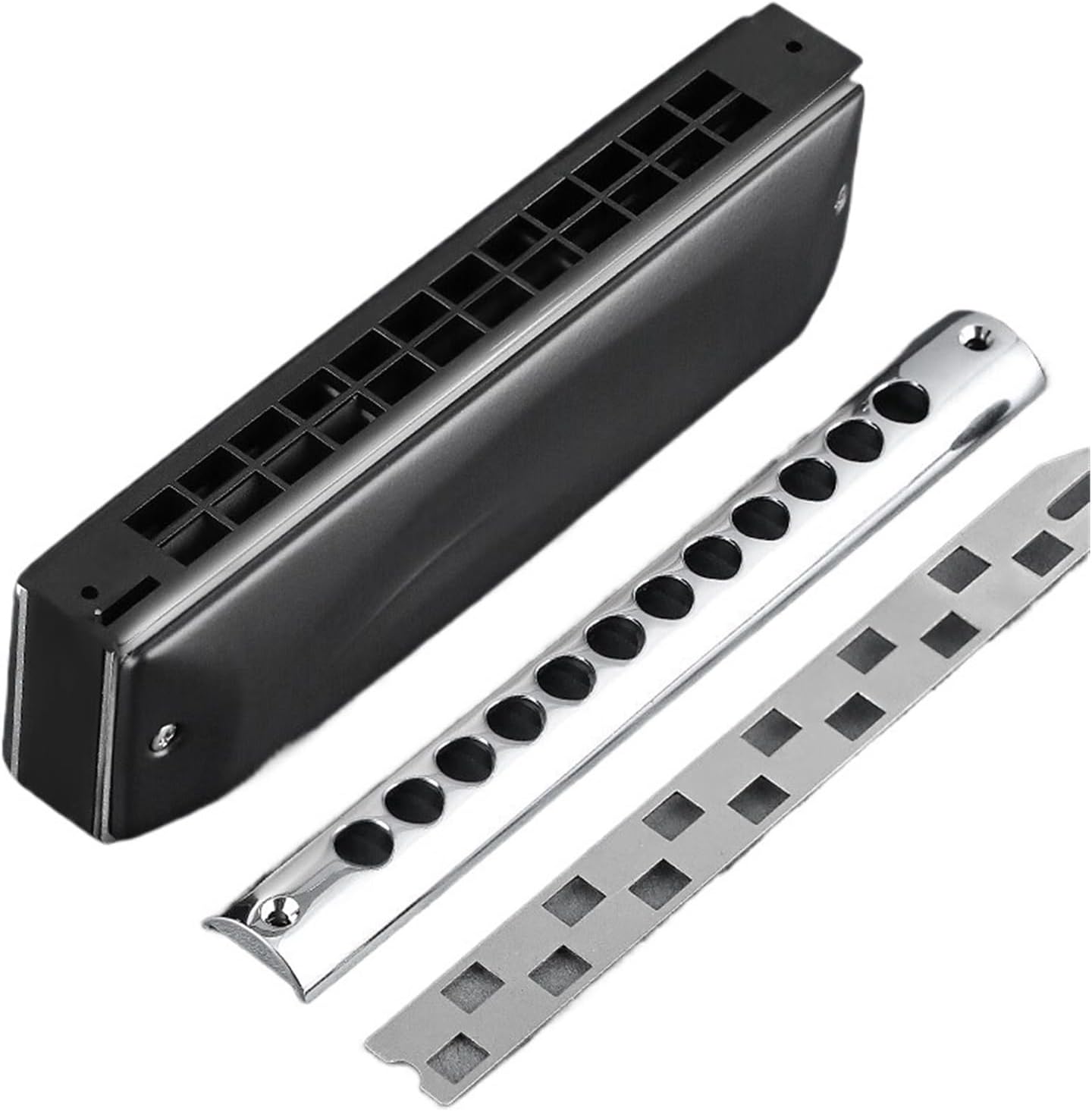 大人の初心者練習用C調12穴クロマチックハーモニカ ハーモニカ(2