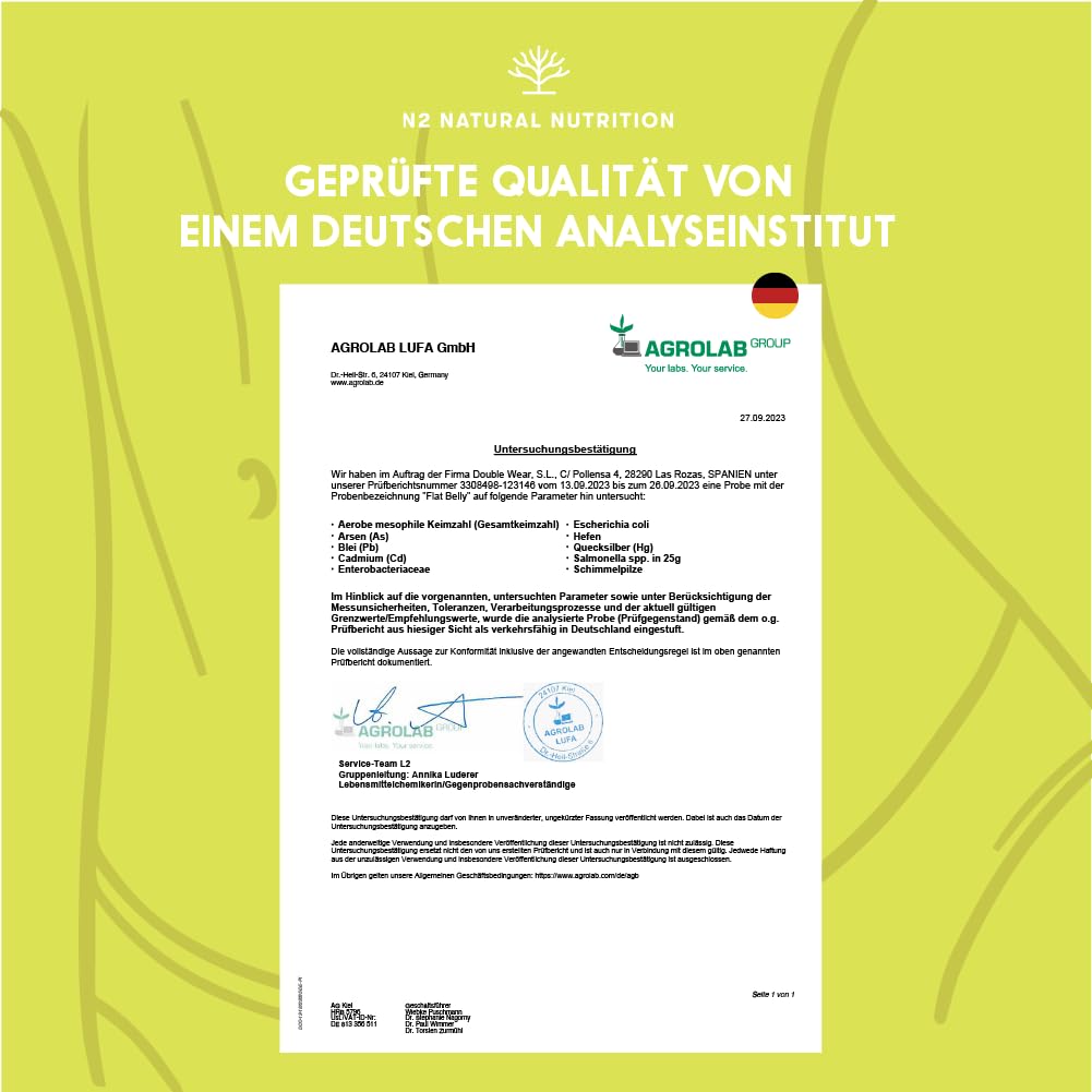 Kulturen Komplex Darmsanierung, 30 Mrd KBE, 6 Bakterienstämme, Darmbakterien, L. Gasseri, Garcinia, Ingwer, Mate, Chromium & Cayenne. Darmkur 30 vegane Kapseln. N2 Natural Nutrition