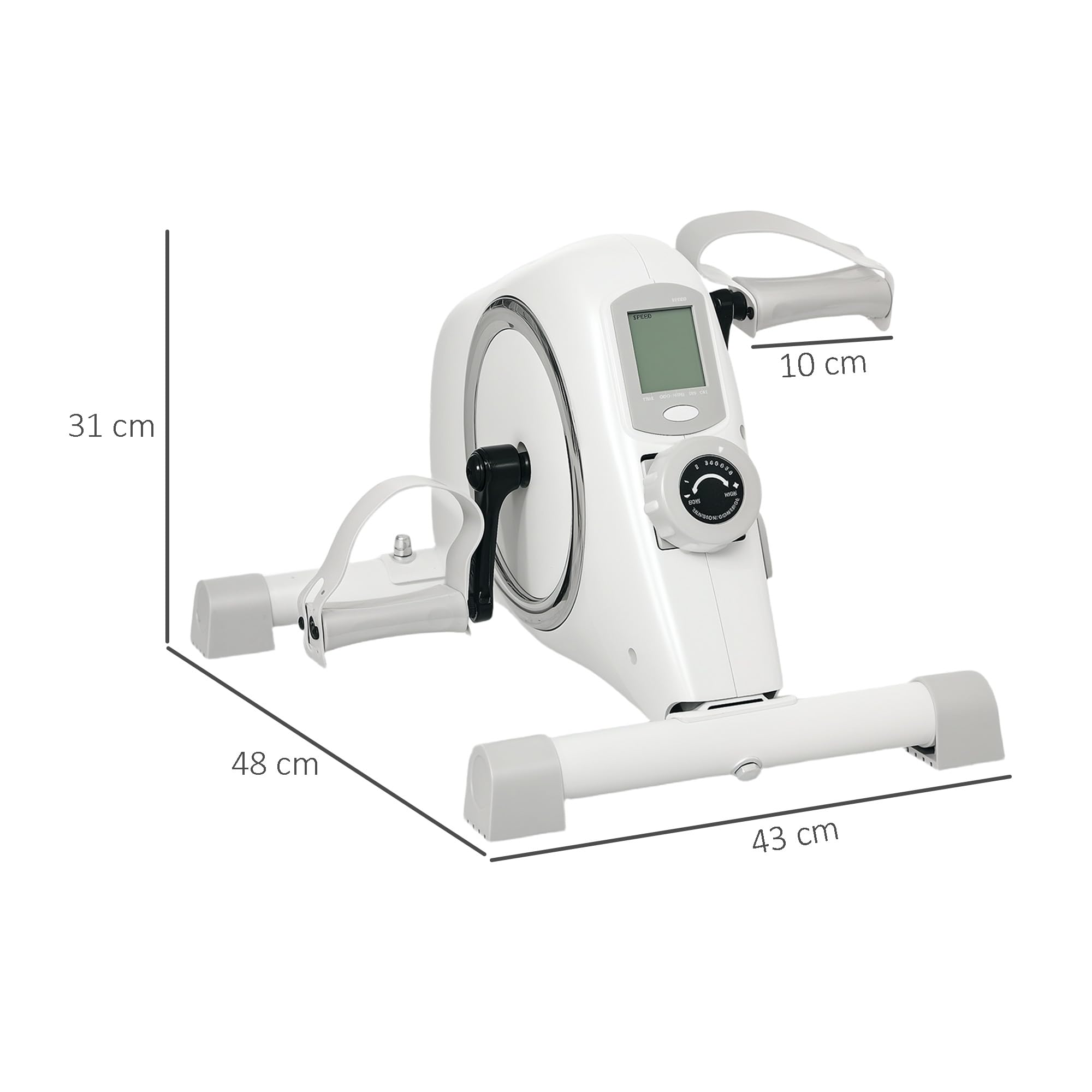 SPORTNOW Mini Trenażer, Magnetowy opór, dla seniorów