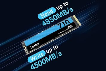 Lexar SSD M.2 1TB NM710 PCIe Gen4x4 NVMe