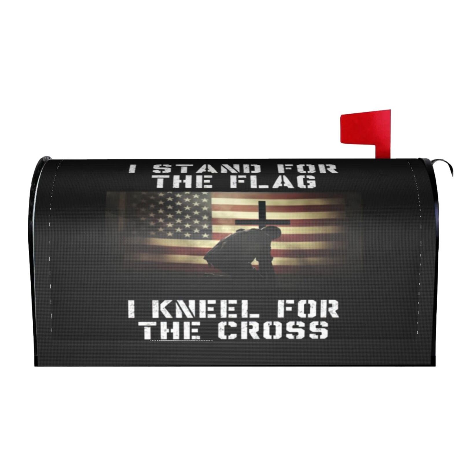 Stand for The Flag 01 Mailbox Covers Magnetic Wraps Post Letter Box Cover Garden Home Decor