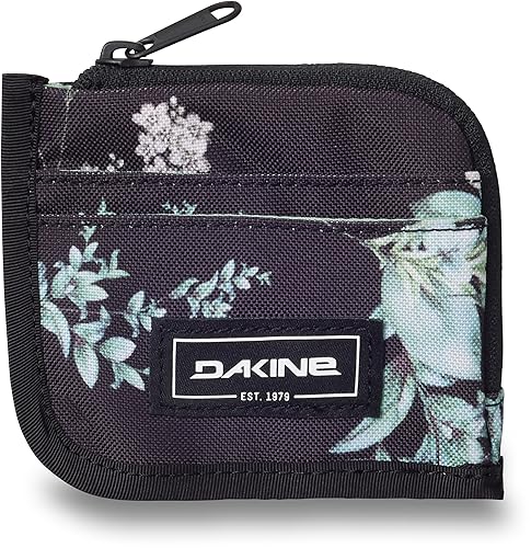 Dakine Unisex Adults Card Wallet, Blue, Polyester, Compact, RFID Protected, Zipper Closure