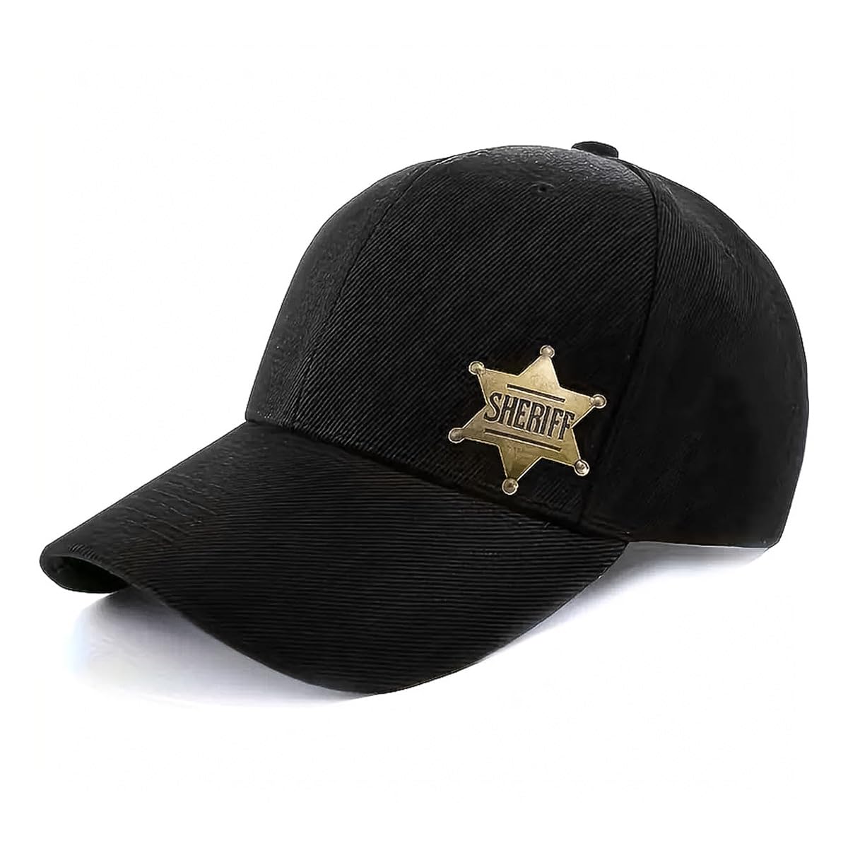 MAYJOYDIY 12 stuks Sheriff badges Zilver hexagram-design