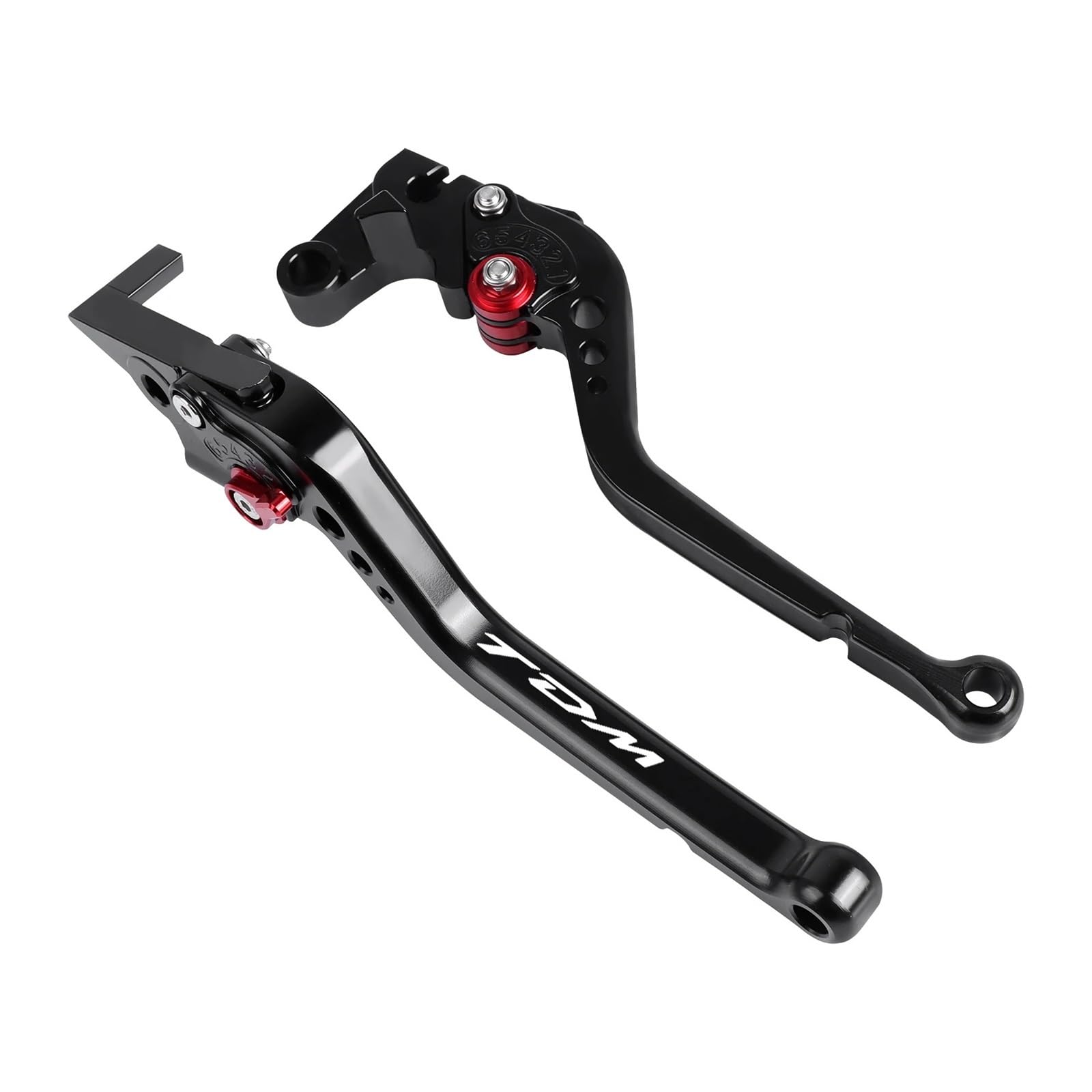 Zdgxfhsrh Long Motorcycle Brake Clutch Levers For Ya&Maha Tdm 900 Tdm900 2004-2014 Motorcycle Accessories Cnc Adjustable Folding Extendable Brake Clutch Levers(Long)