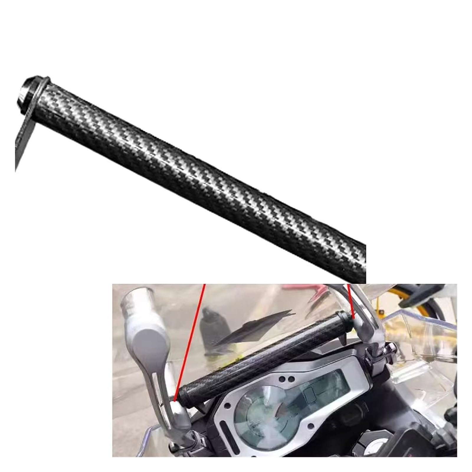 Navigazione GPS Staffa Staffa Di Navigazione Per Moto Supporto Per Telefono Staffa GPS Per CFMOTO 650MT 650 MT CF 650MT Supporto Navigazione