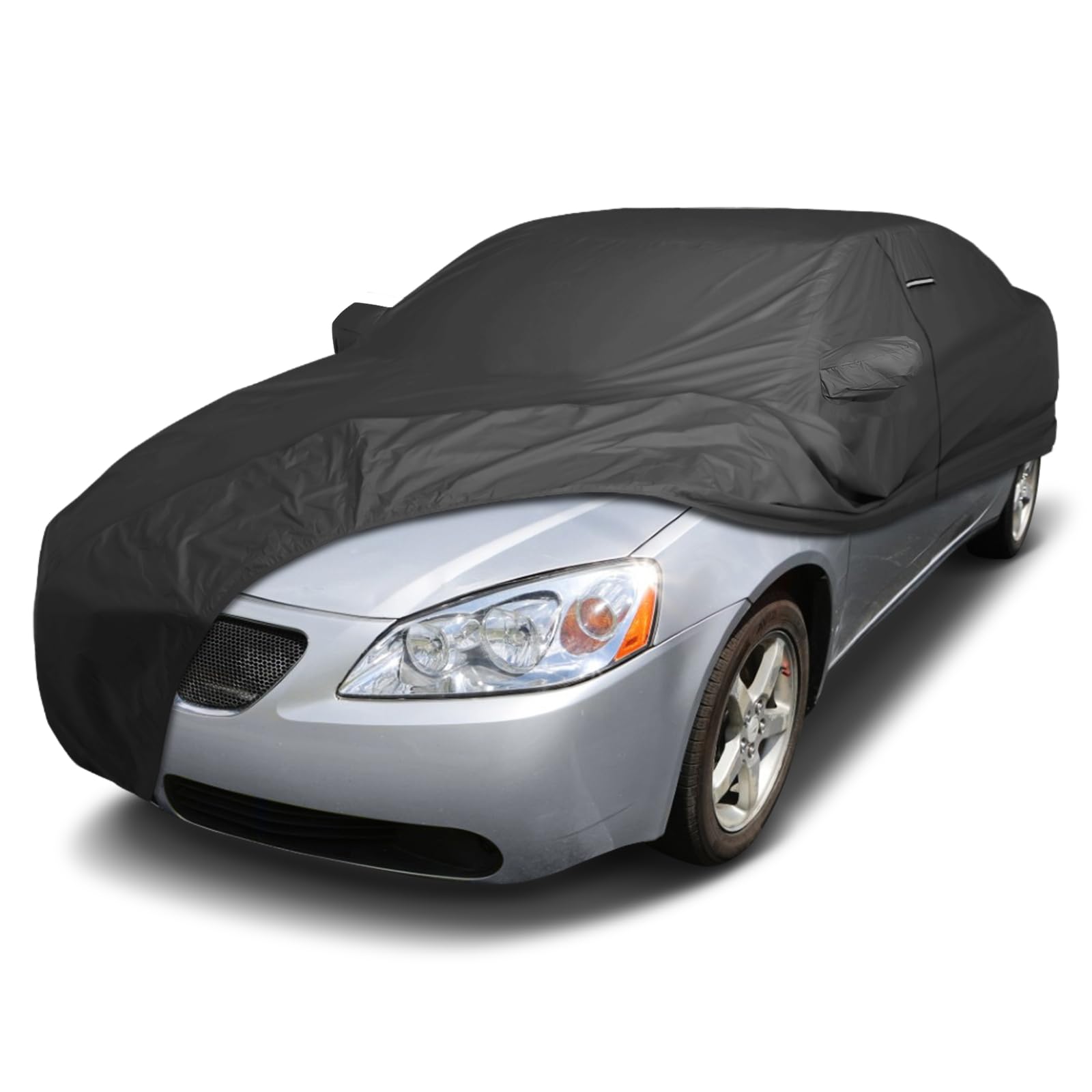 iCarCover Waterproof Car Cover for 2005-2010 Pontiac G6 | High-End Custom Fit All Weather Indoor Outdoor Hail Rain UV Sun Resistant Snow Dust Storm Protection Covers (Black)