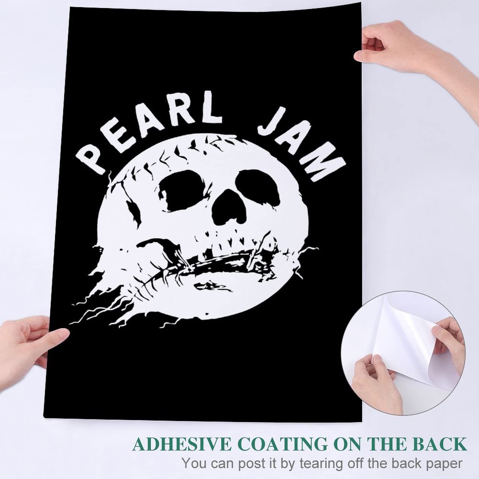Amazon｜ポスター ウォールステッカー Pearl Jam パール・ジャム