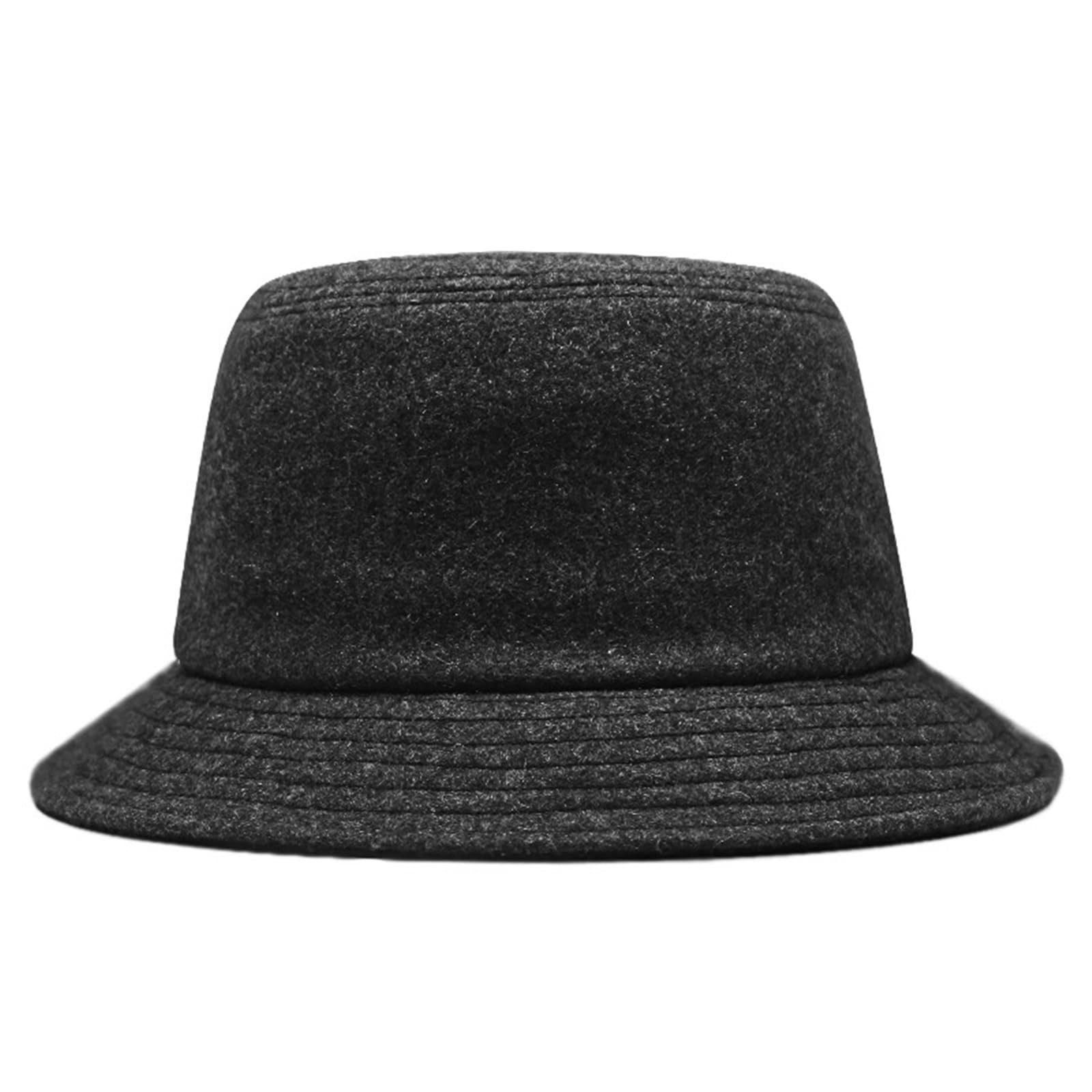 PJRYC Hommes De Grande Taille Pêcheur Chapeau De La Laine Chapeau De