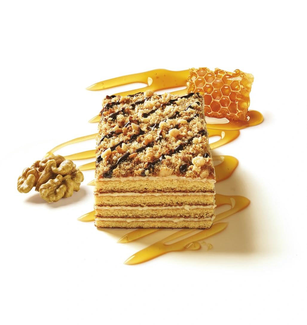 MARLENKA® Klassischer Honigkuchen, traditionelles armenisches Dessert, 16x100g