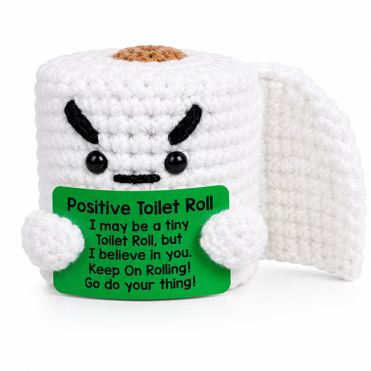 Handmade Positive Crochet Animals Plants Emotional Support Gifts — image 1