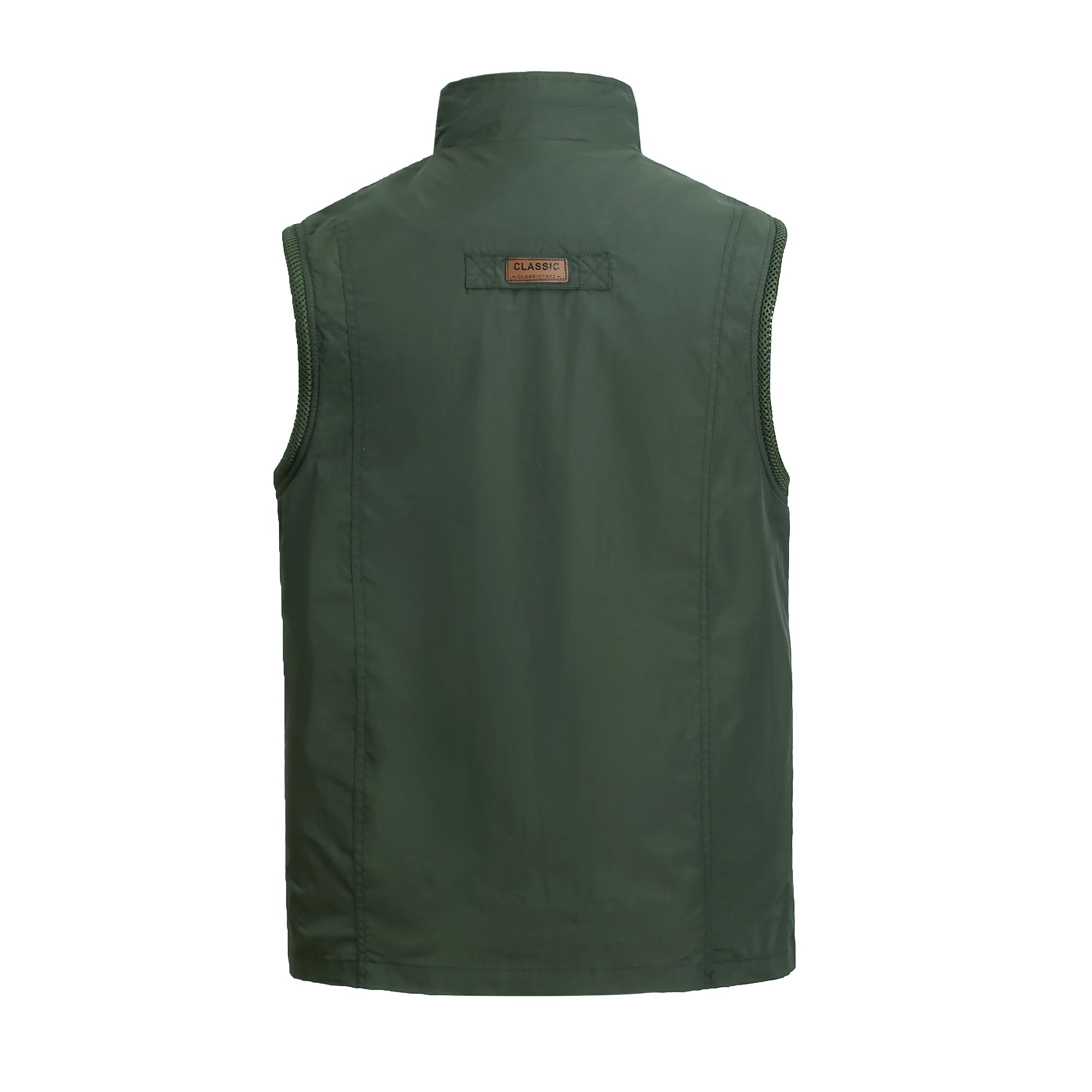 Gilet da Pesca da Uomo All'aperto Gilet Multi-Tasche Gilet Leggero Traspirante Giubbotto Asciugatura Rapida Gilet Sportivo Senza Maniche Gilet Campeggio Escursionismo Gilet