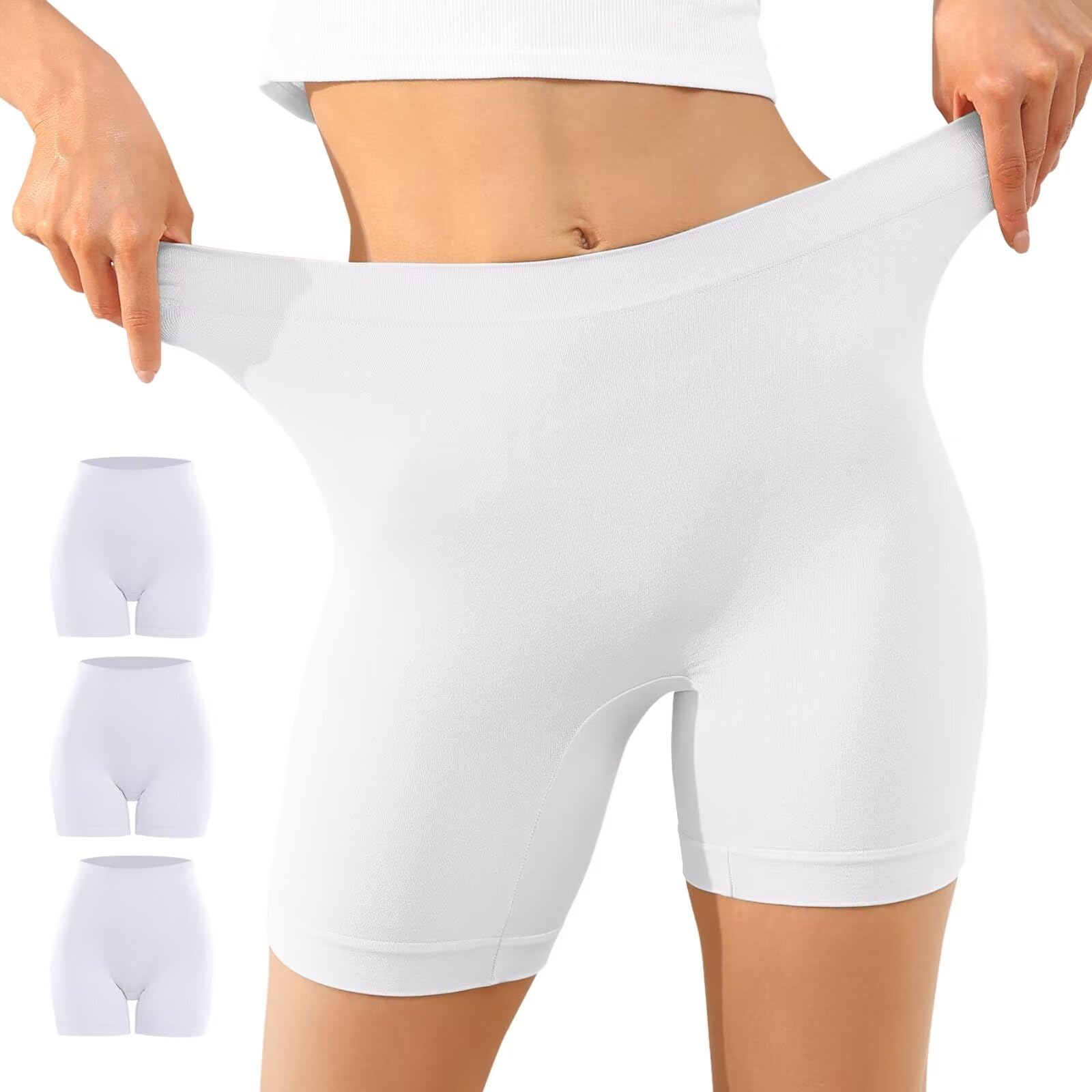YouShow 3 Pack Pantalon Antirozaduras Mujer Debajo la Falda Pantalones Cortos Vestir Braga Anti Roce — view 10