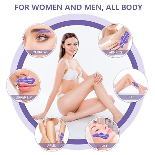 Miniatura 2 de Bestidy Cuentas de cera, empaquetadas 35.27 oz, granos de depilación para depilación, mujeres y hombres, depilación casera para todo el cuerpo y