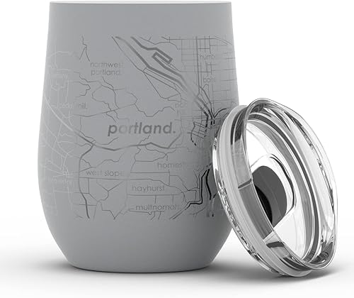 Vista 632 de Well Told Lexington Kentucky Map - Vaso de vino aislado con grabado de mapa de Kentucky, taza de acero inoxidable grabada (12 onzas, verde domingo)