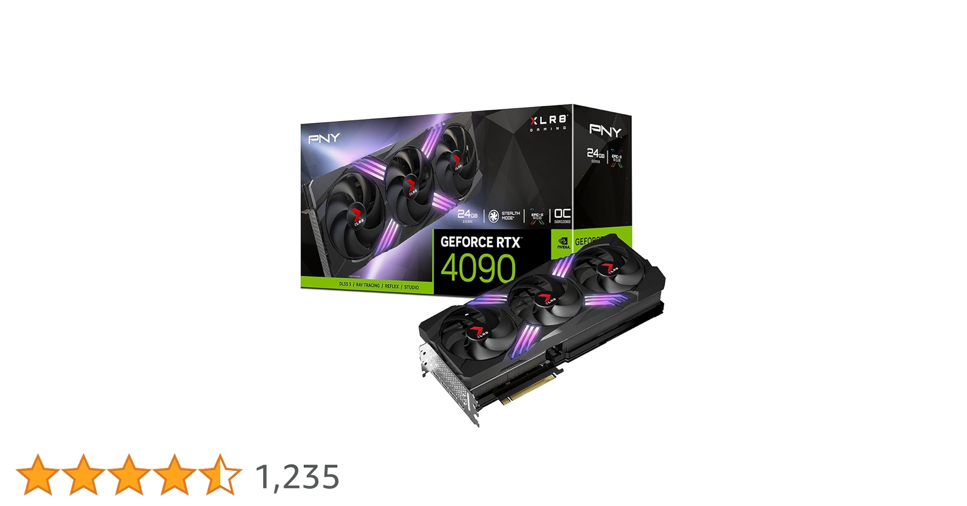 Amazon | PNY ピーエヌワイ GeForce RTX4090 24GB XLR8 Gaming