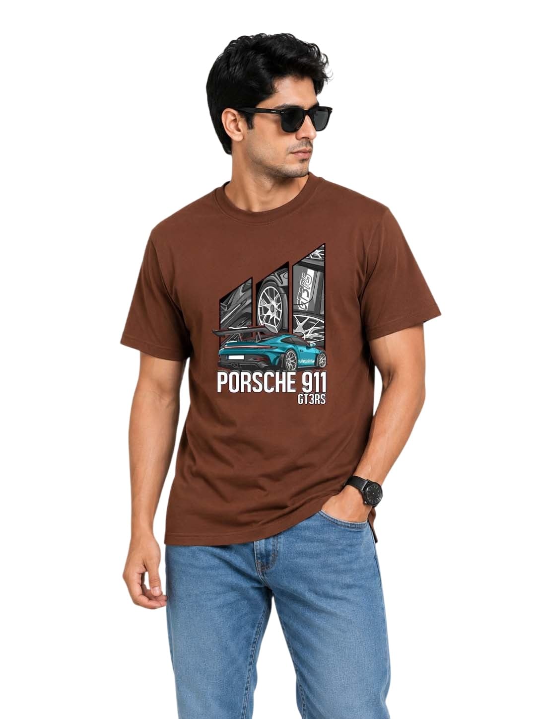 Men’s Oversized Graphic Printed T-Shirt | Casual Cotton Half Sleeve Round Neck Tee-picture-26
