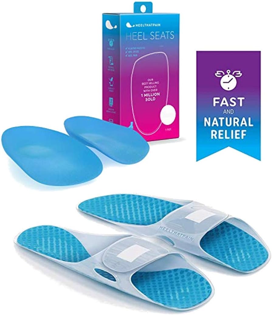Heel That Pain Plantar Fasciitis Insoles, Medium (W 6.510, M 58) & Heel That Pain