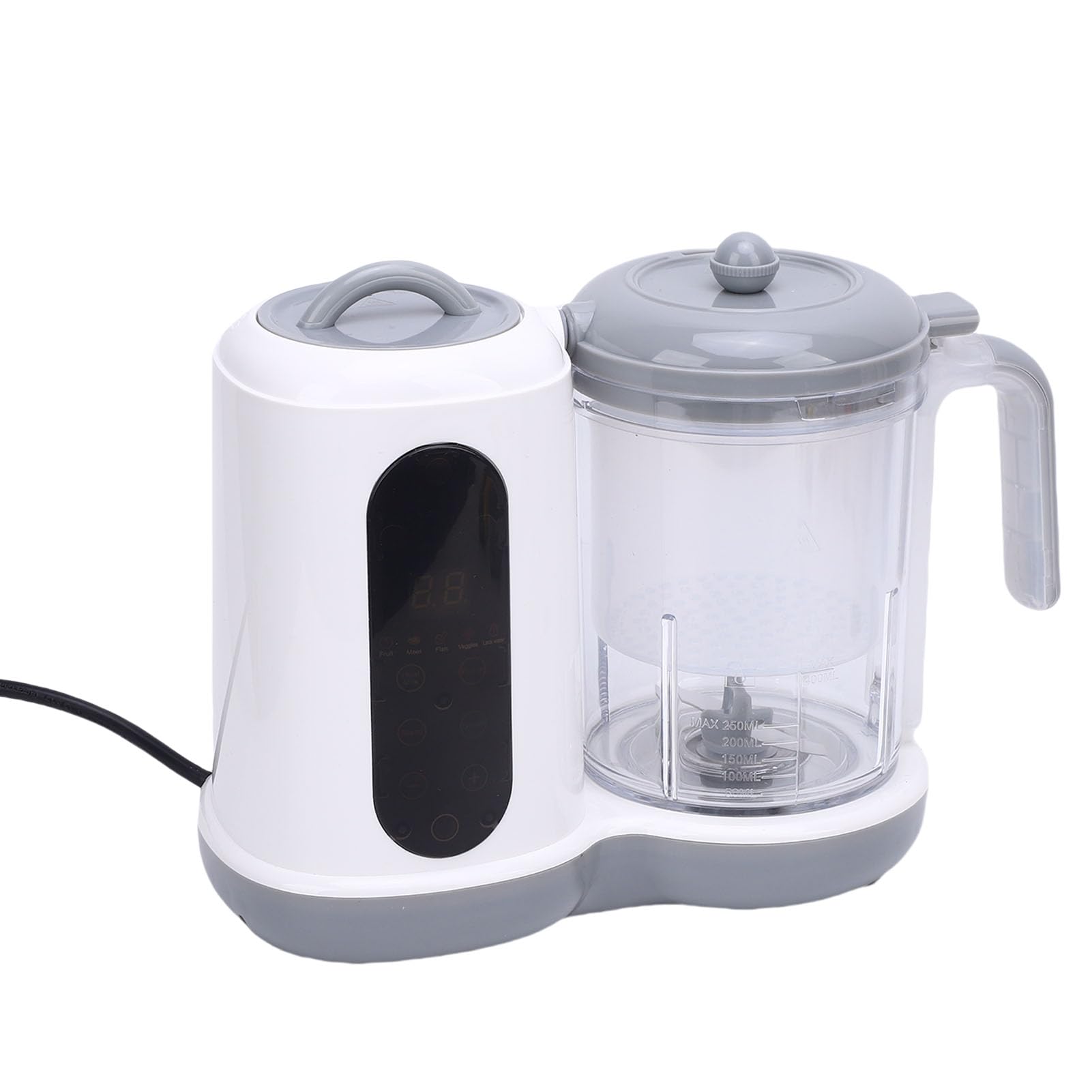 Matybobe Fabricante de Alimentos para Bebés, Vaporizador y Licuadora de Molienda para Cocinar Automáticamente, Gran Capacidad (Enchufe europeo)