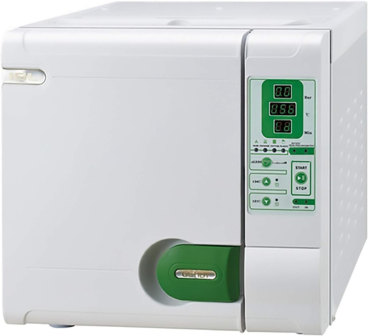 23L LED Display Dental High Pressure 2100W Vacuum Autoclave Steam (Green)