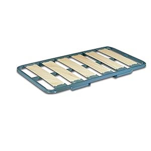 Somier de Arrastre Lama Ancha 4 x 3 cm con Patas Plegables y pletinas Frontales de 90/190cm