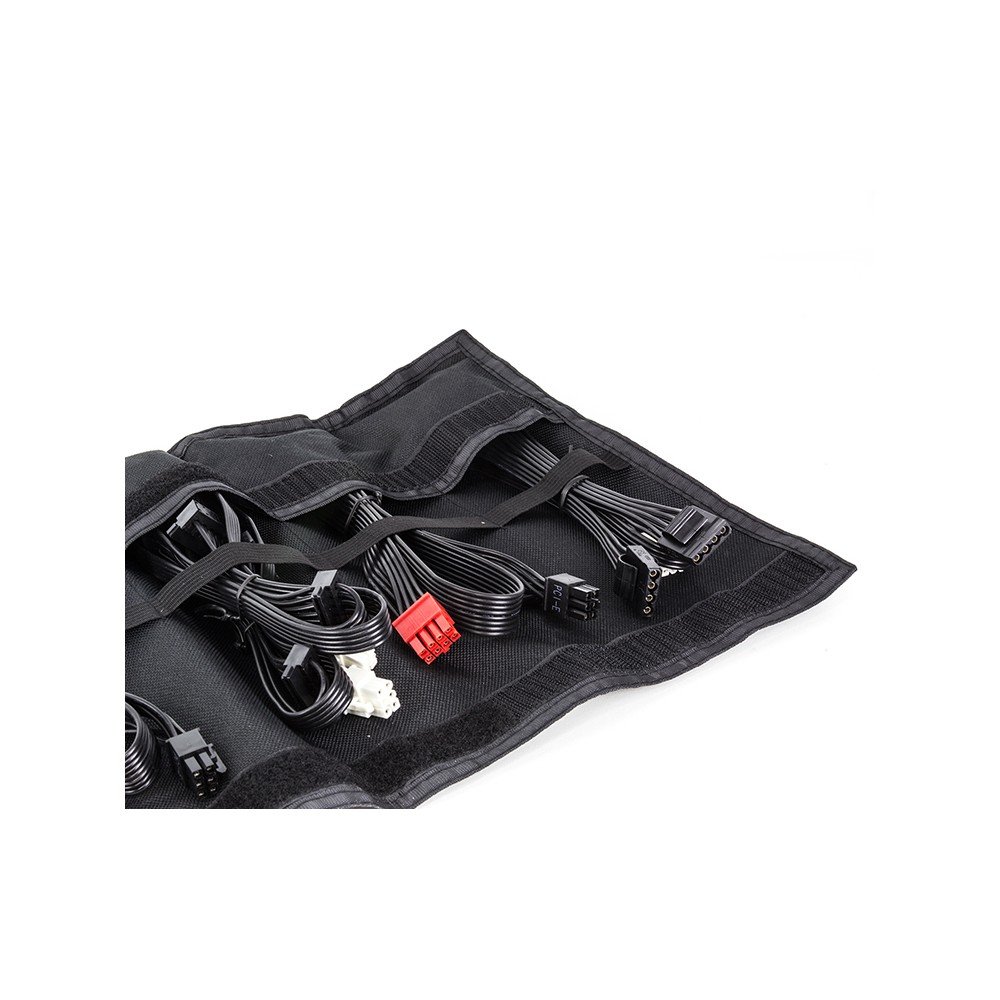 Nox Hummer 750W -NXHM750BZ- Fuente de alimentación 750W, certificado 80 PLUS Bronze, cableado modular, ultra silenciosa, ventilador 140mm, color negro