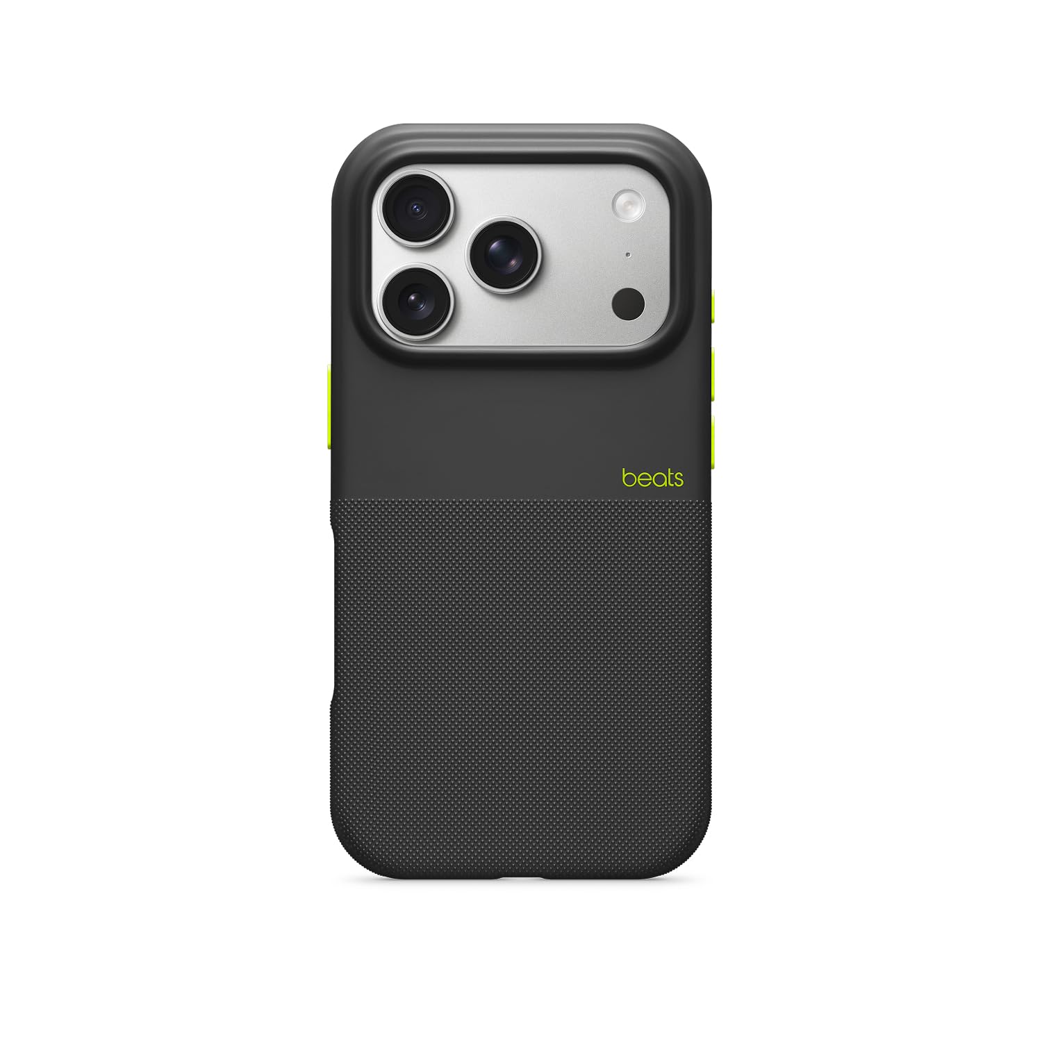 Beats Funda Reforzada con MagSafe, Control de cámara, Resistente a caídas y arañazos, Textura Mate e Interior de Microfibra para iPhone 17 Pro - Negro Everest en oferta en Amazon