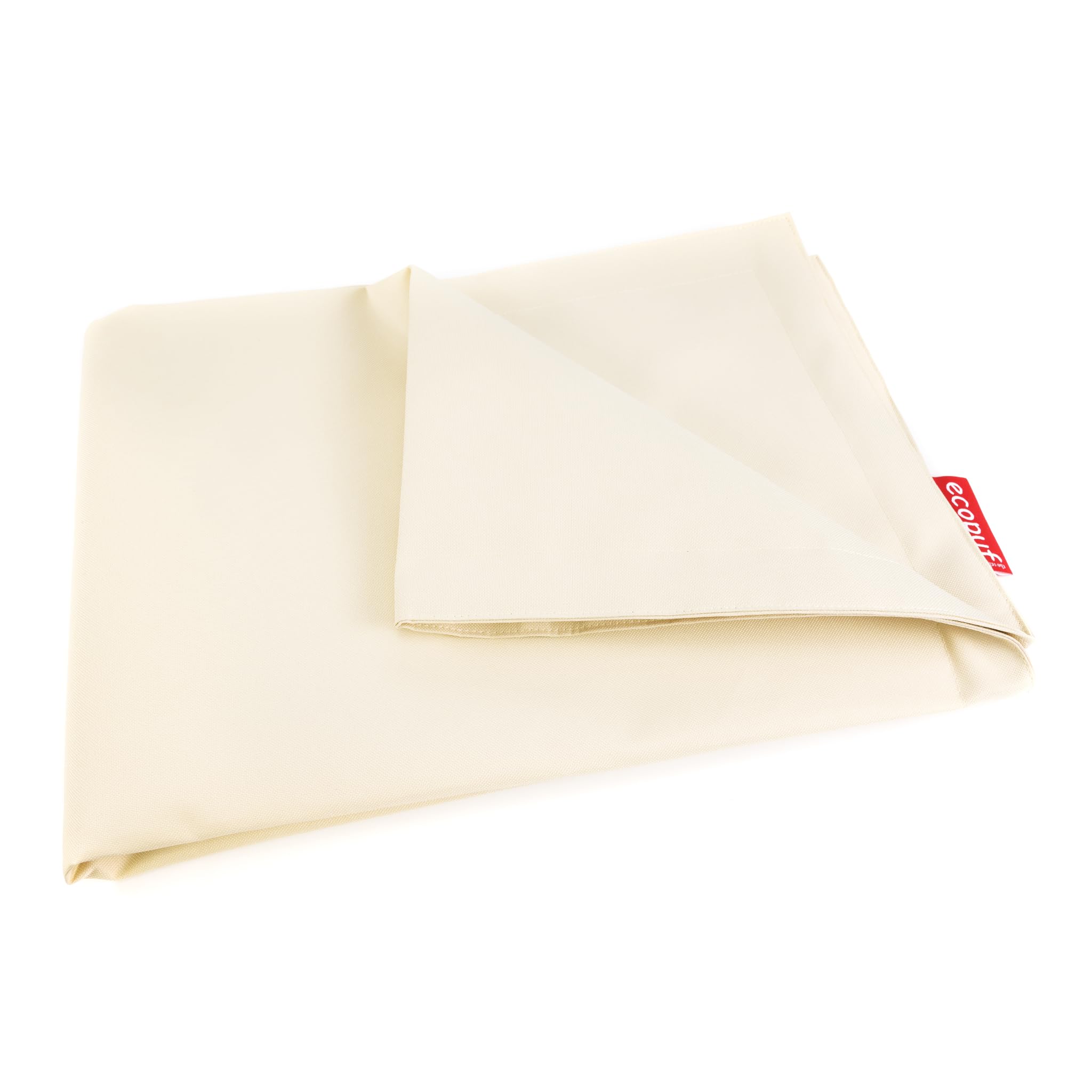 Fodera per Pouf Ecopuf 135x170cm Resistente Alle Intemperie Poliestere Bianco Taglia M