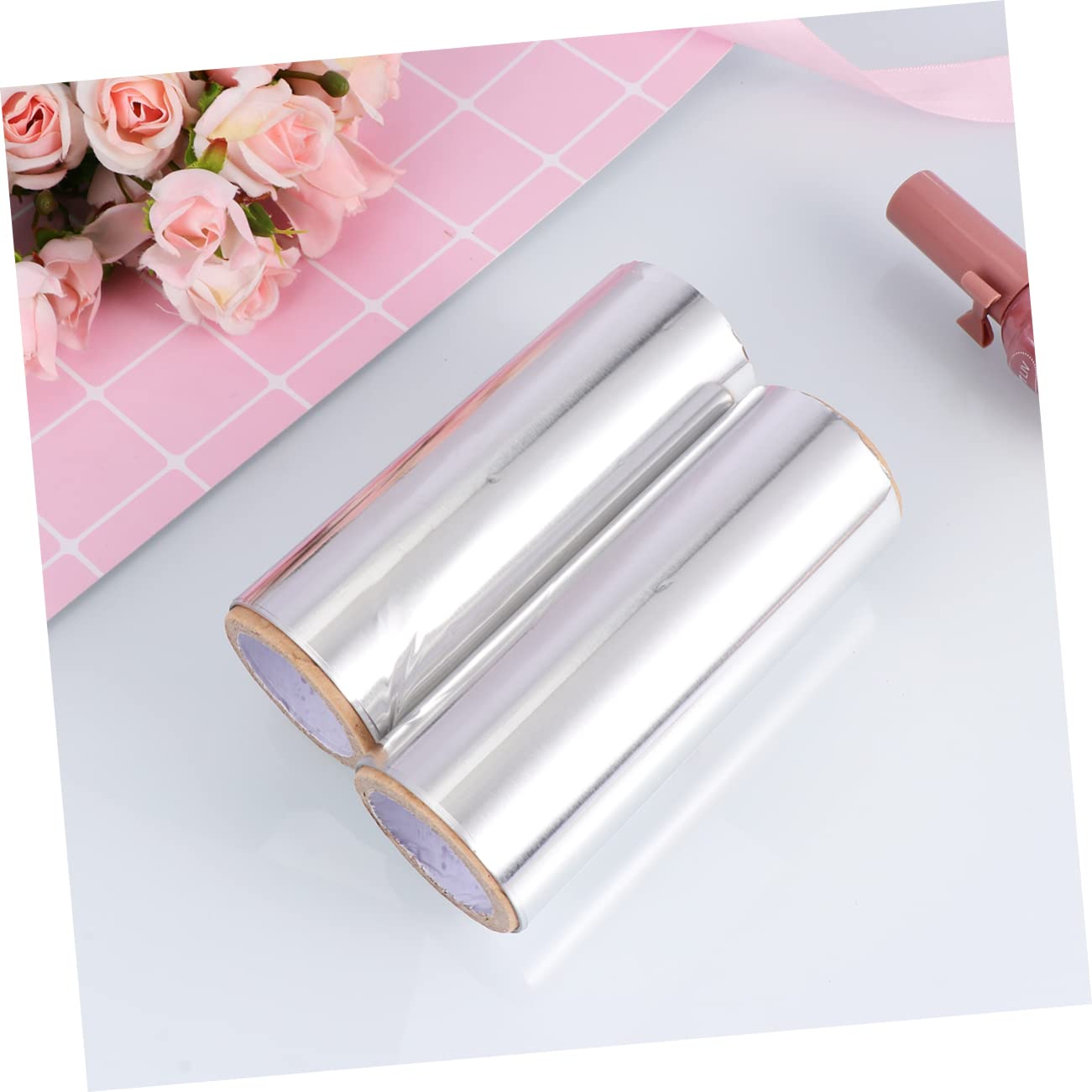 Baluue Hair Coloring Tinfoil 2pcs Thickening Perm Foil Hair Styling Tool Salon Tin Foil Barber Accessories off 12cm Wide