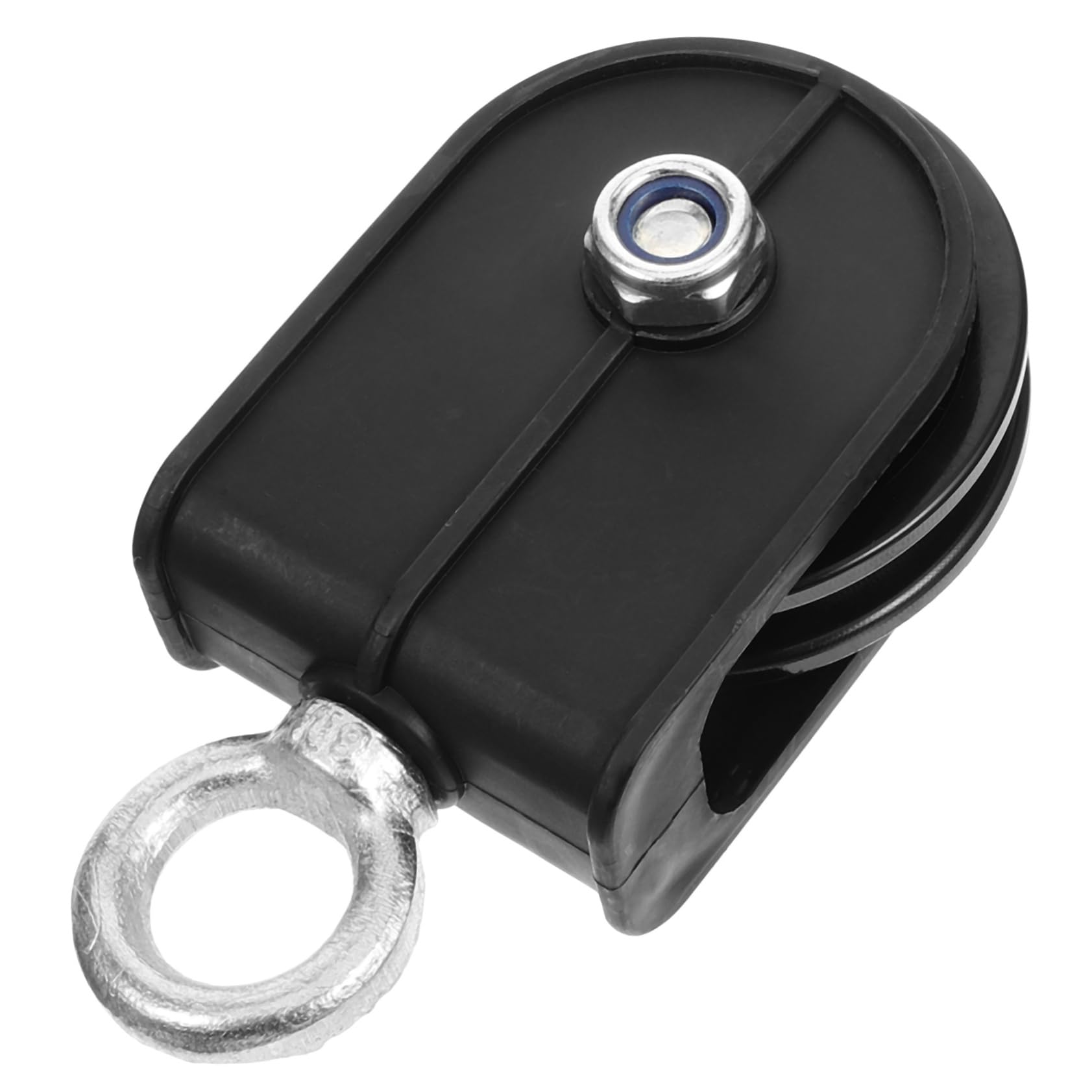 Yardwe puleggia Fitness Borsa da Ginnastica manubri Regolabili Corda Maniglia Attrezzatura Palestra Gym Set Accessori Ruota della puleggia Alimentazione della puleggia plastica Black