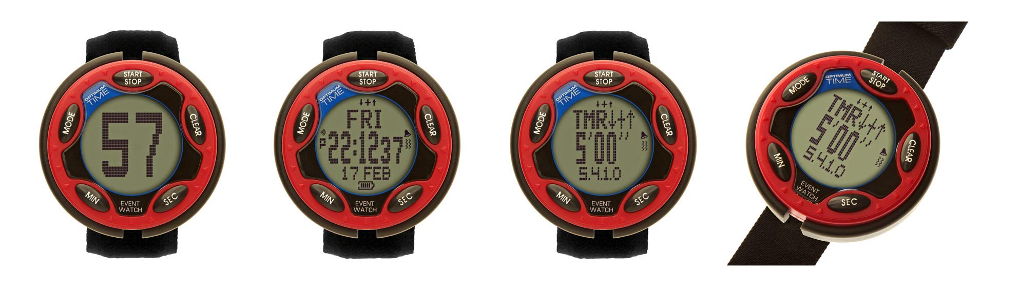 Optimum TimeOE Series 3 Equestrian Horse Event Watch - Unisex - Countdown from programmable time with Alarm at Zero