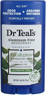 Dr. Teals Eucalyptus Deodorant Gift Set (2 Pack, 2.65oz Ea.) - Eucalyptus Essential Oils with Shea Butter & Arrowroot Powder - Aluminum, Paraben, & Phthalate Free - Dermatologist Tested