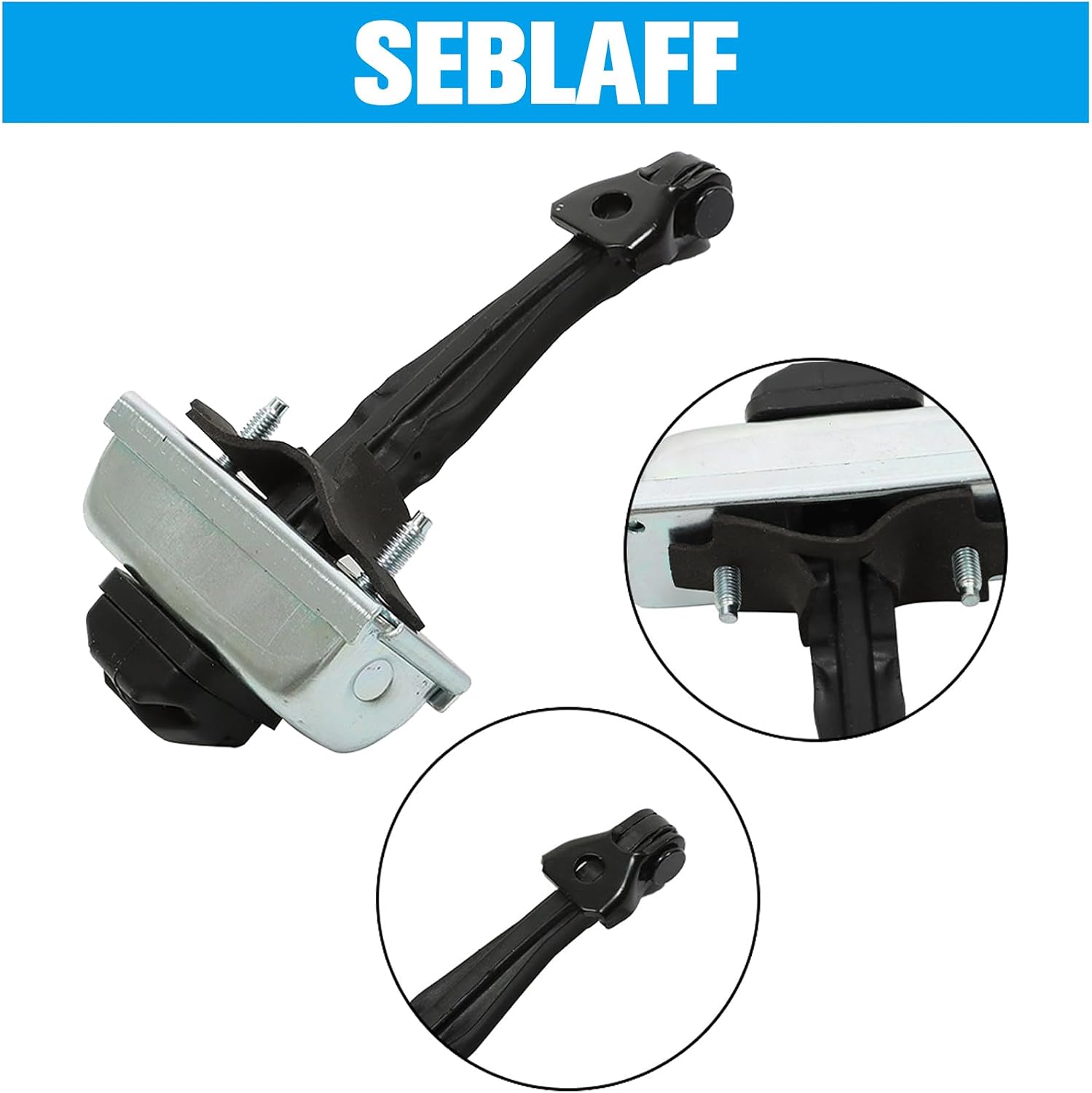 Front Door Check Strap Stop Left and Right Replacement for 2014-2018 Silverado Sierra 84186138