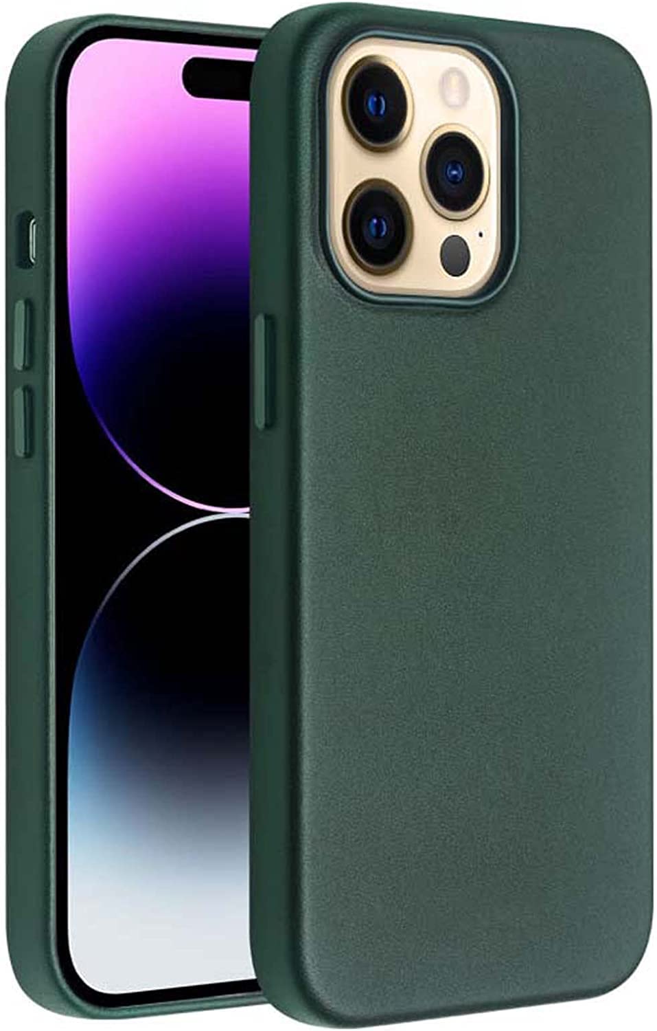 Étui iPhone 14 Pro vert pour une protection quotidienne chic - 8