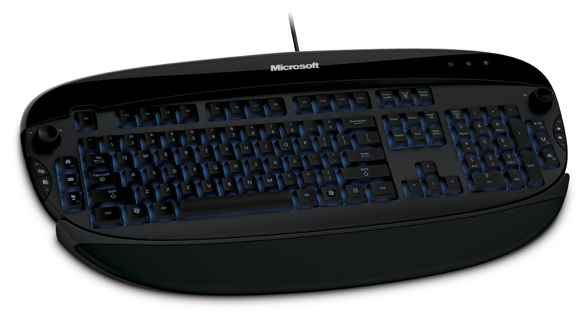 Amazon.com: Microsoft Reclusa Gaming Keyboard (Black) : Video Games 