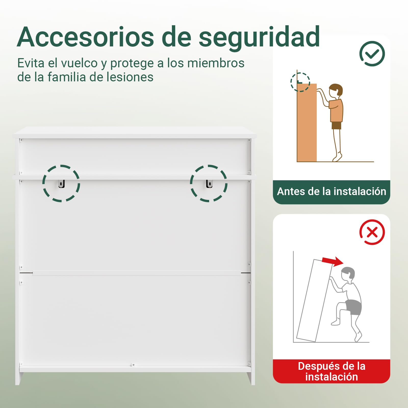 SoBuy Zapatero Entrada recibidor 80x35x82cm para recibidor | Mueble zapatero para 12-15 pares con 2 cajones, MDF E1 FSC, diseño francés blanco FSB104-W