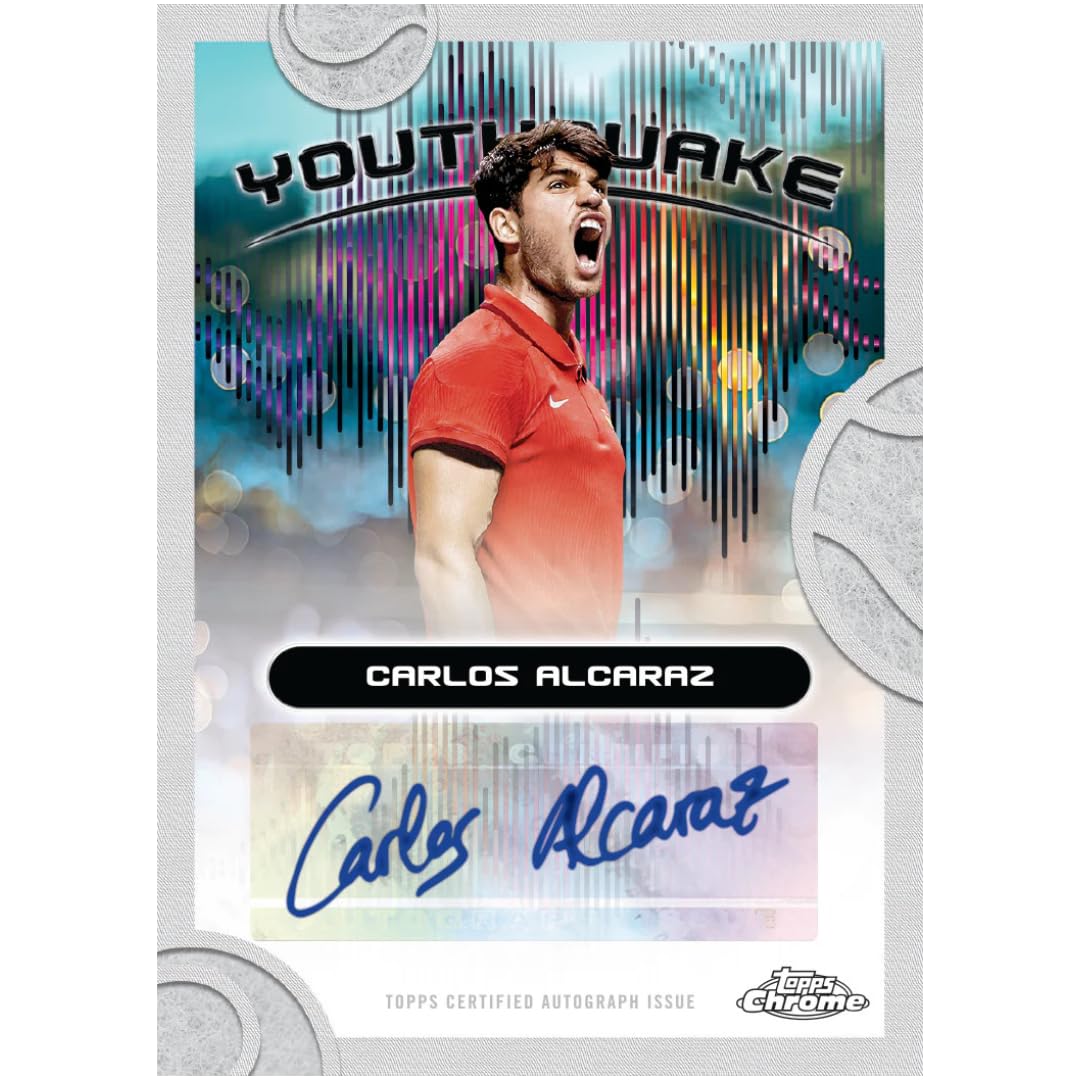 2025 Topps Chrome Tennis Hobby Box - 2 Chrome Autograph Cards in