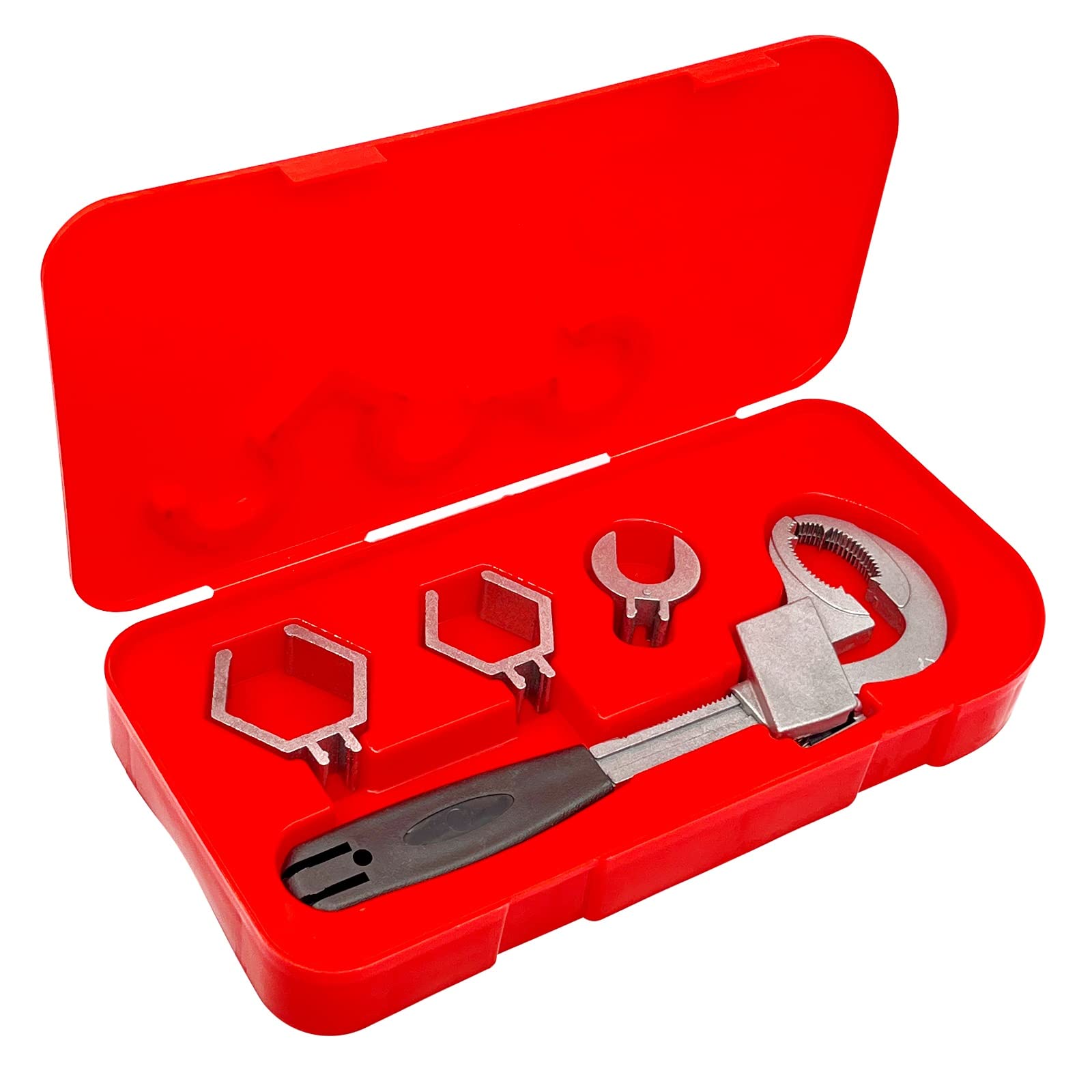 Universal Adjustable Double-ended Wrench, Multifunctional Bathroom Wrench, Higher Precision Crescent Wrench for Disassembly & Assembly of Sanitary Ware, Pipe Puts